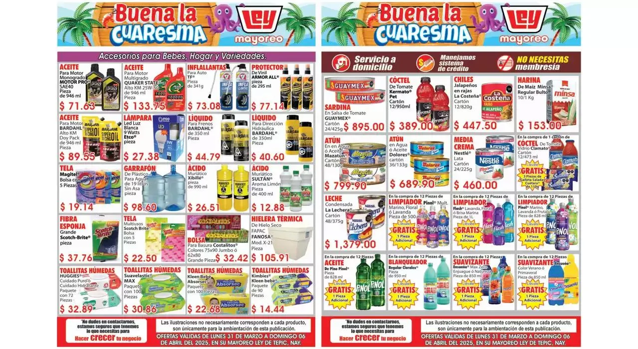 Catálogo de Ofertas principales para todos los cazadores de gangas 31 de marzo al 6 de abril 2025 - Pagina 1