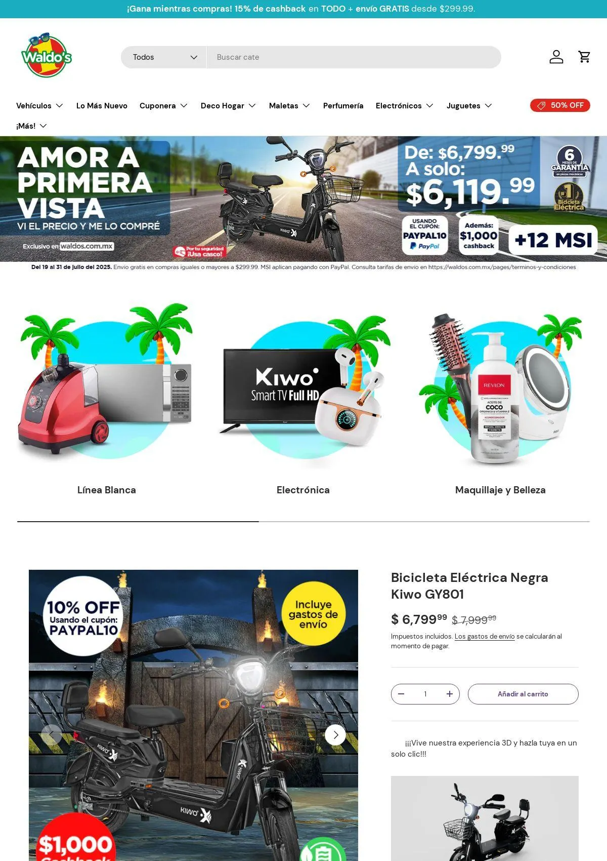 Catálogo de Waldo's Oferta actual 8 de julio al 16 de julio 2025 - Pagina 1