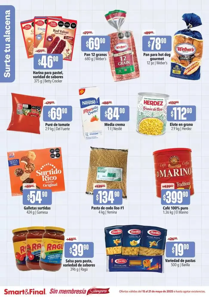 Catálogo de Ofertas Smart & Final 15 de mayo al 21 de mayo 2025 - Pagina 3