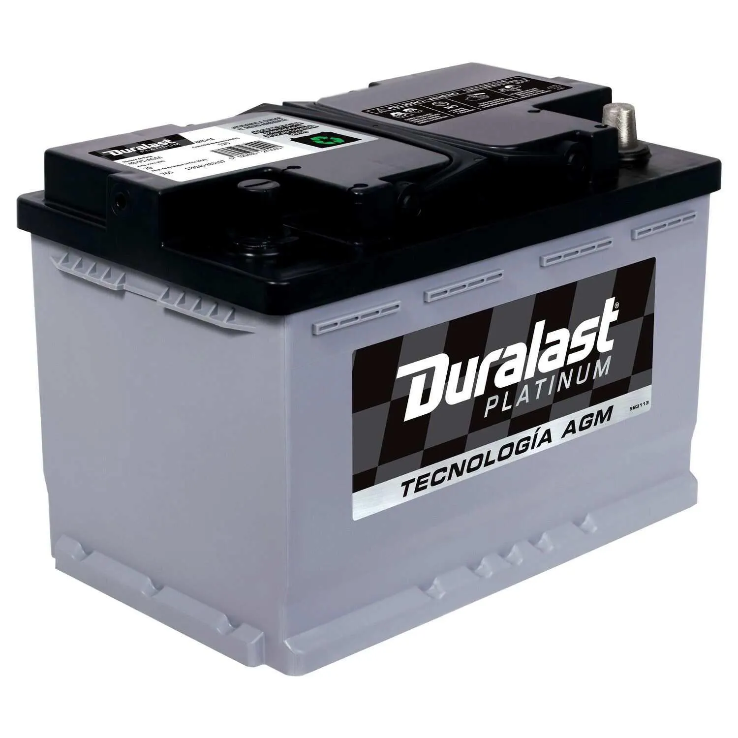 Bateria AGM Duralast Platinum 48-91-AGM