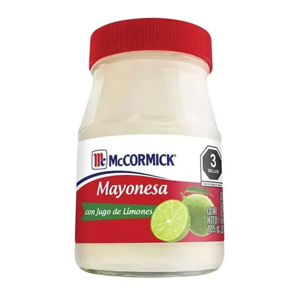 Mayonesa McCormick limón 105 g