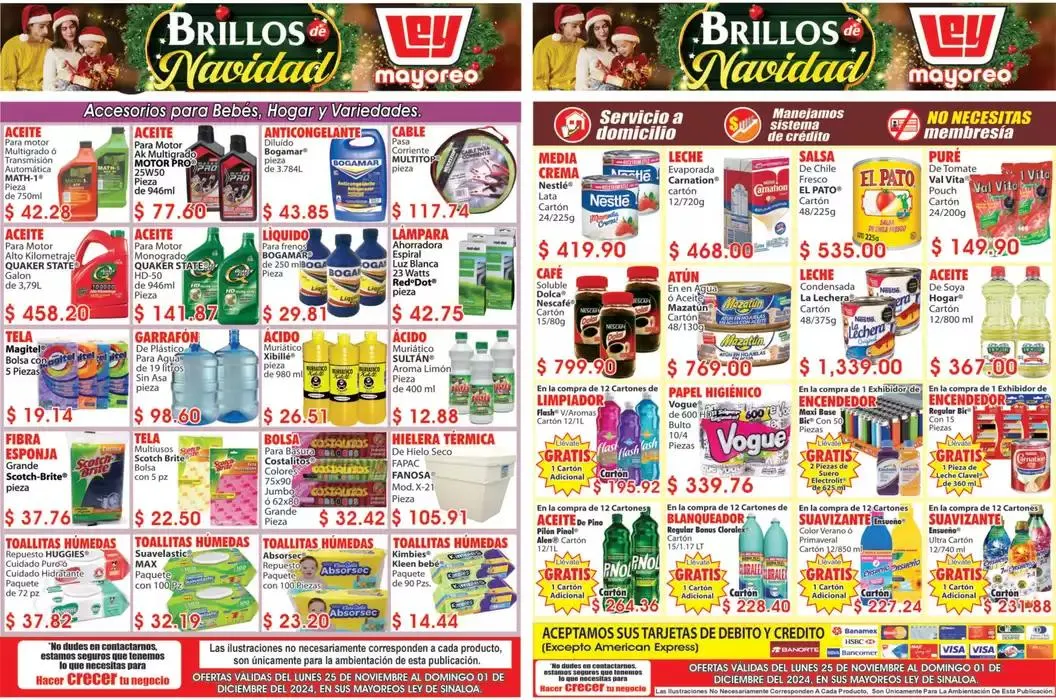 Catálogo de Mayoreo - Brillos de Navidad 26 de noviembre al 1 de diciembre 2024 - Pagina 1