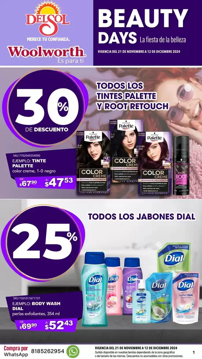 Catálogo de La fiesta de la Belleza! 25 de noviembre al 12 de diciembre 2024 - Pagina 1