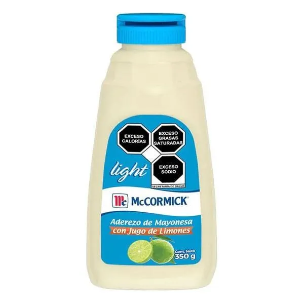 Aderezo McCormick light limón 315 g
