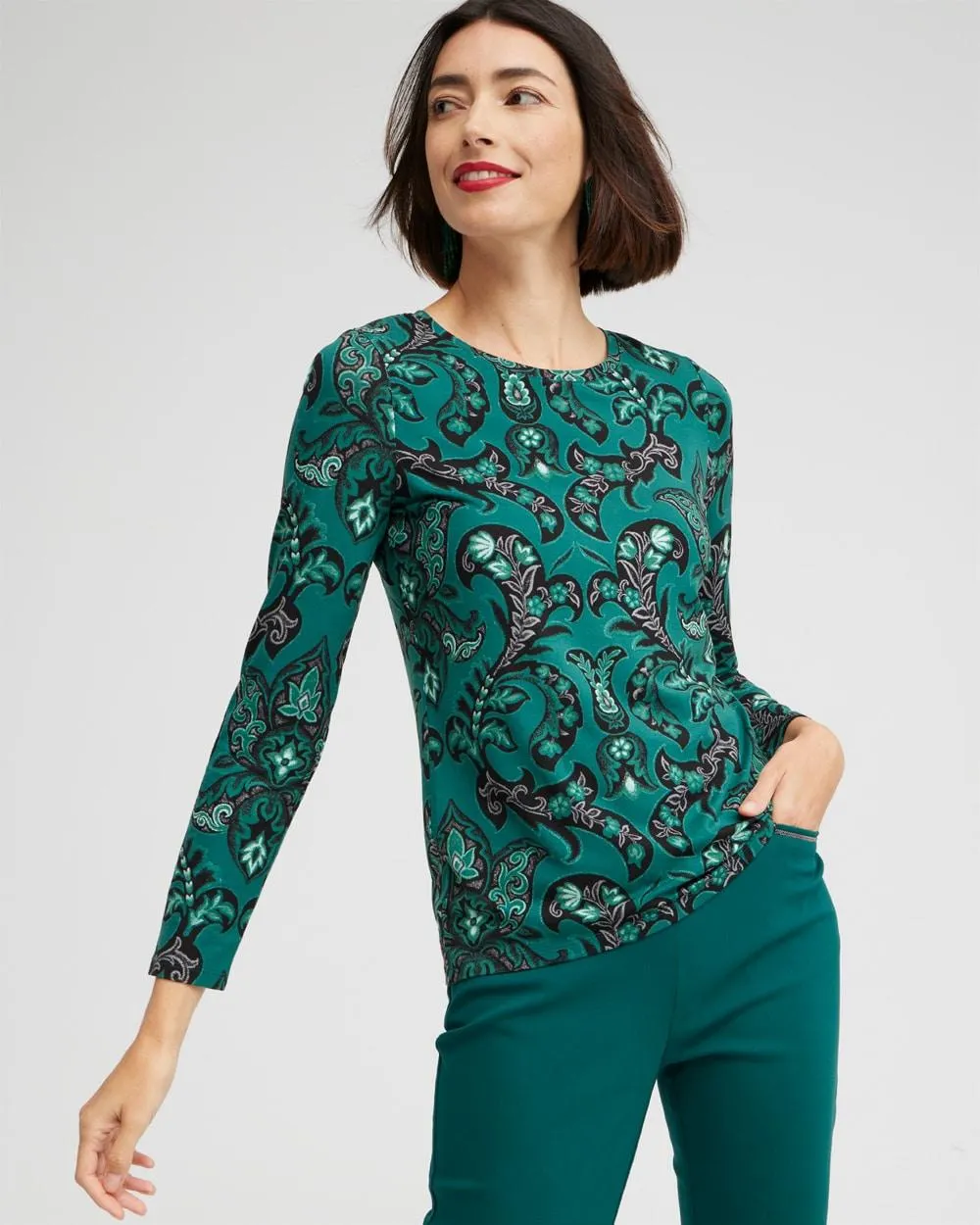 Touch of Cool Medallion Layering Tee