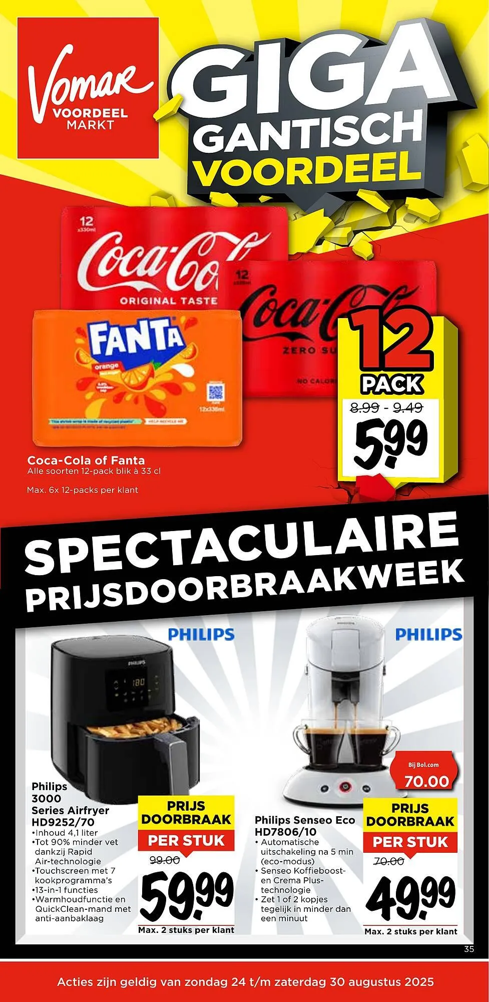 Vomar folder van 24 augustus tot 30 augustus 2025 - Folder pagina 1