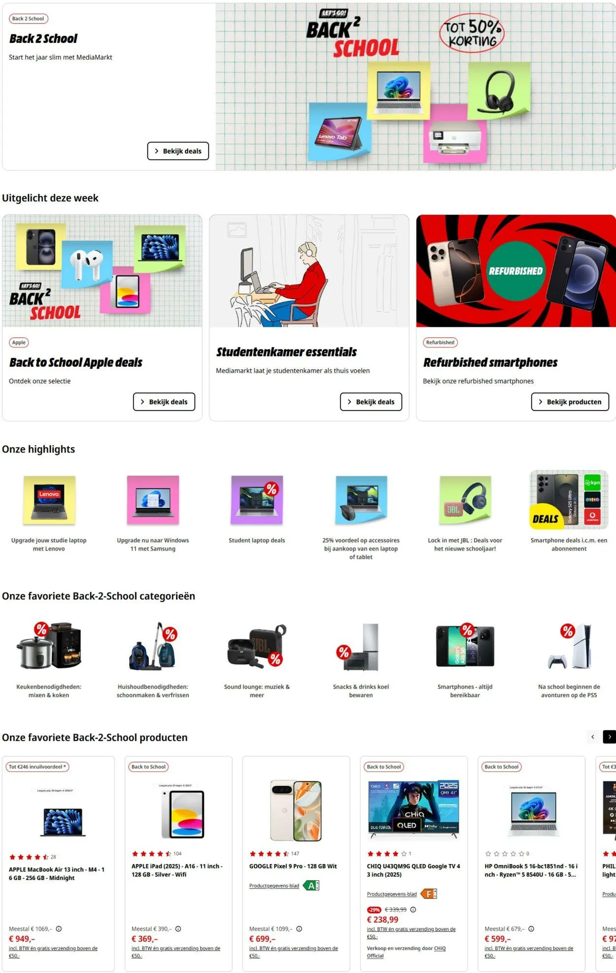 Media Markt van 18 augustus tot 8 september 2025 - Folder pagina 1