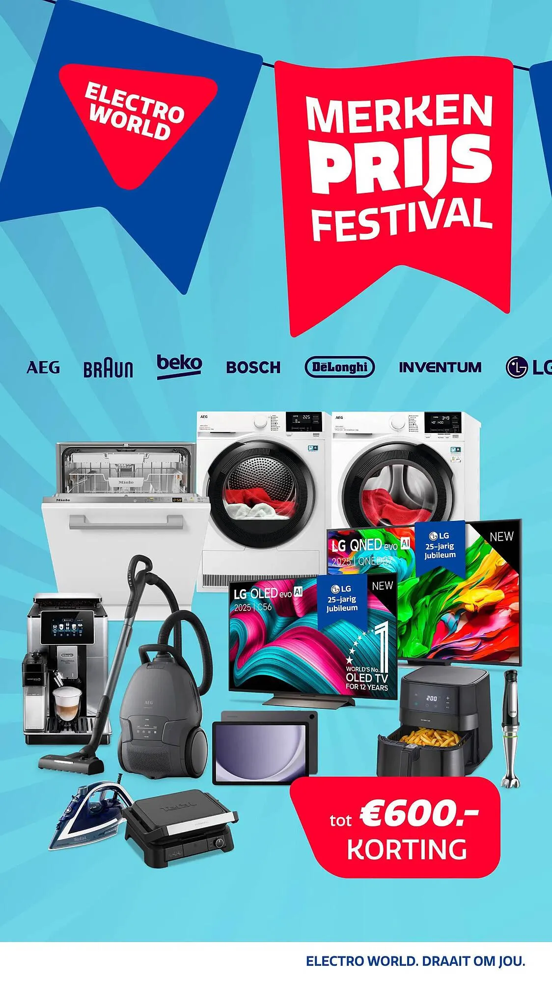 Electroworld folder van 18 augustus tot 31 augustus 2025 - Folder pagina 1