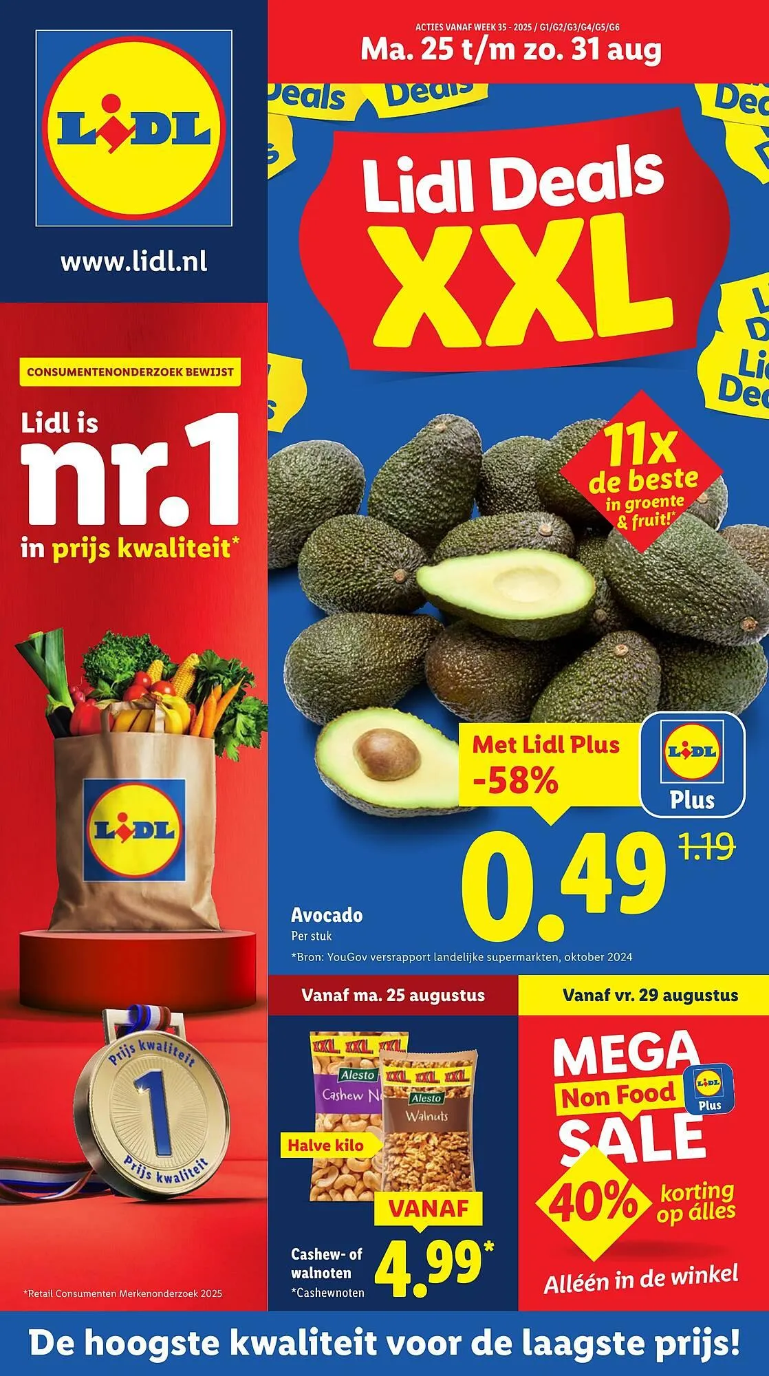 Lidl folder van 25 augustus tot 31 augustus 2025 - Folder pagina 1
