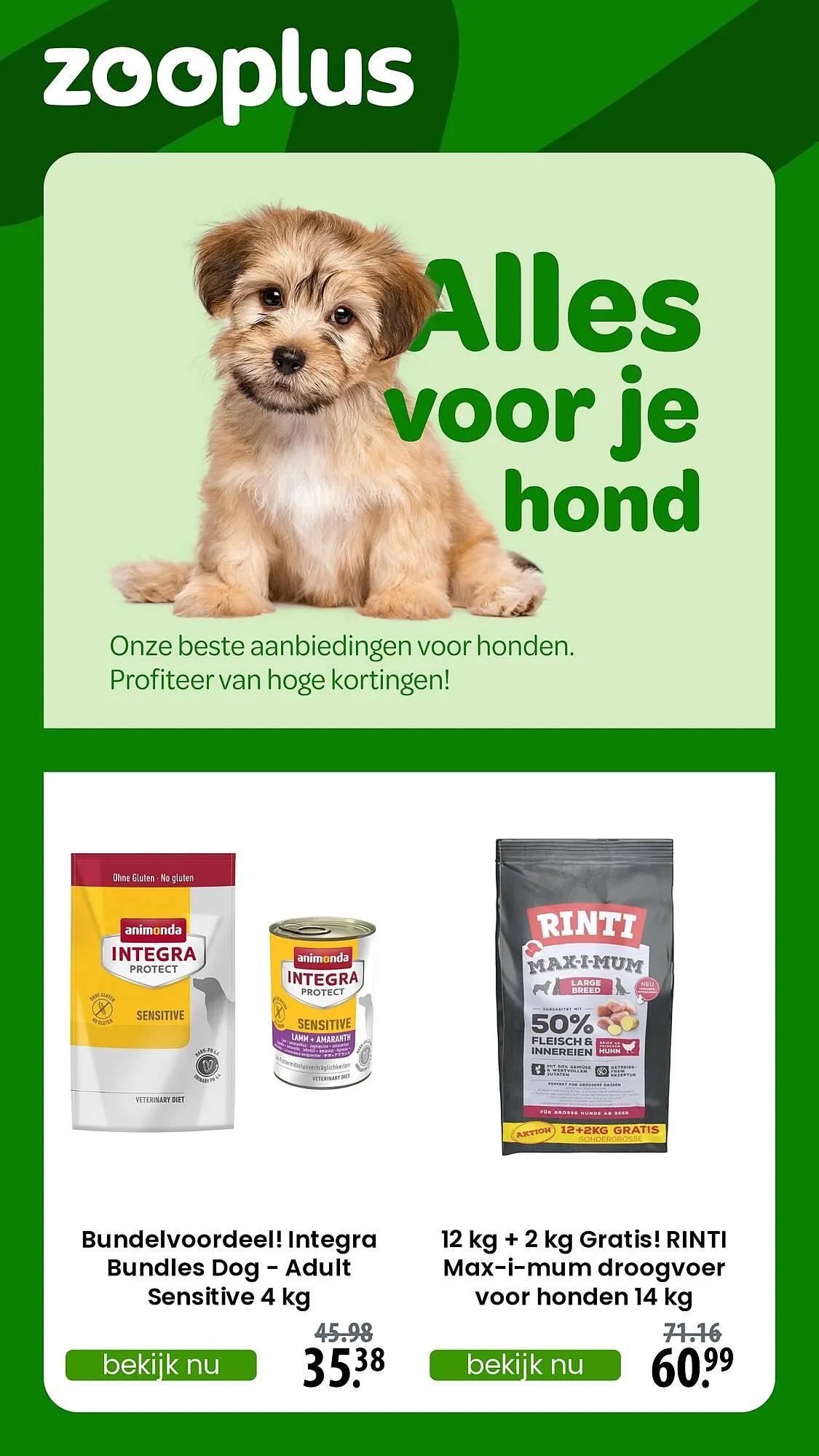 Zooplus folder van 17 augustus tot 31 augustus 2025 - Folder pagina 1