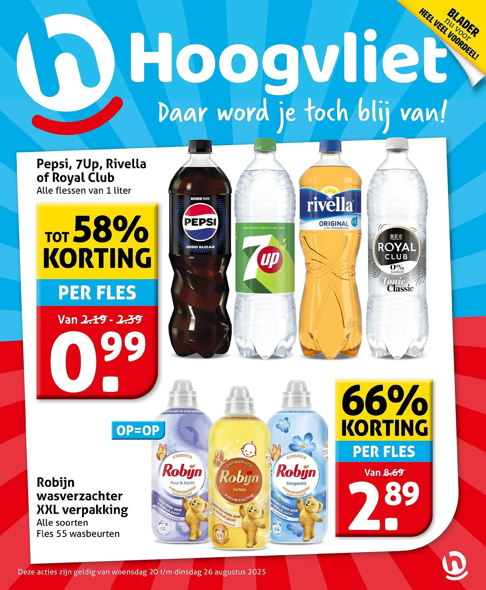 Hoogvliet folder van 20 augustus tot 26 augustus 2025 - Folder pagina 1