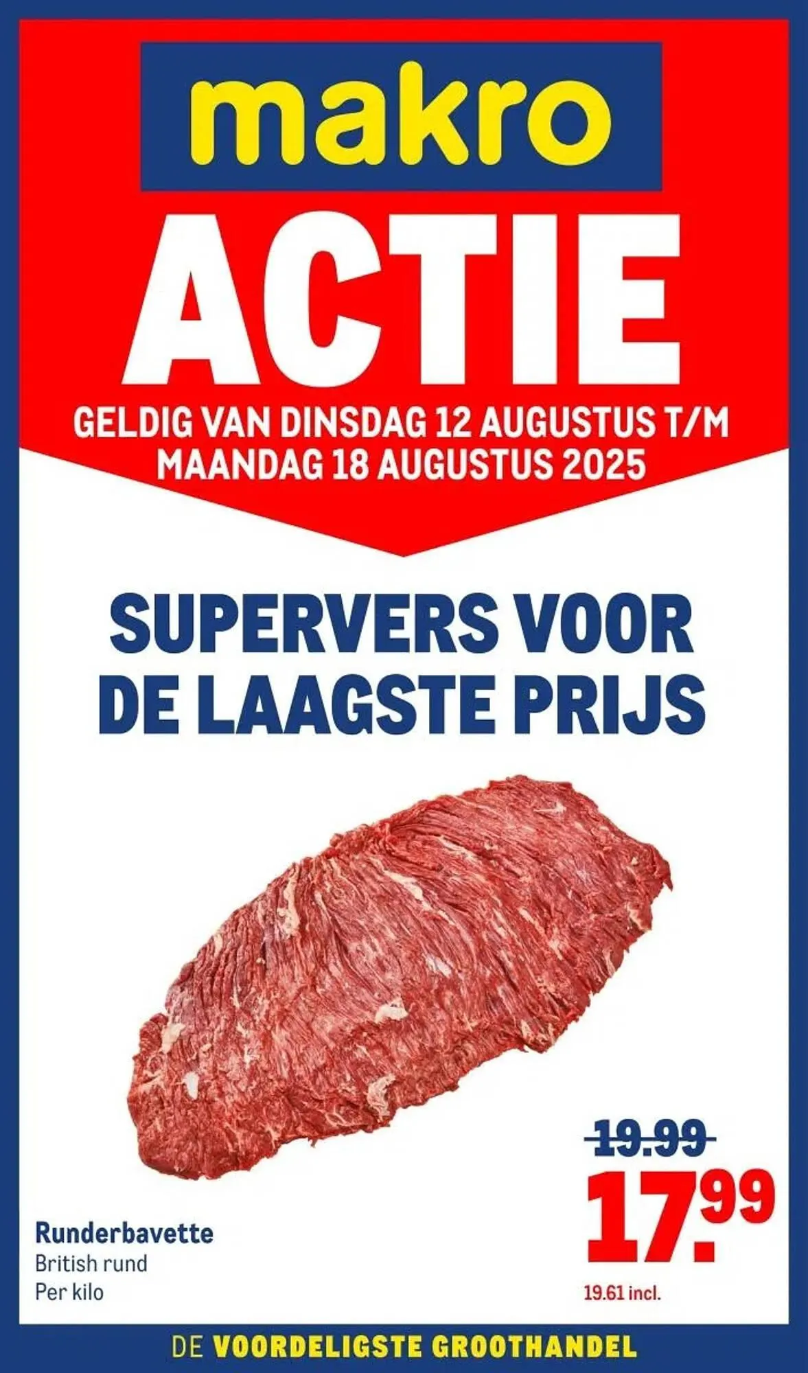Makro folder van 12 augustus tot 18 augustus 2025 - Folder pagina 1