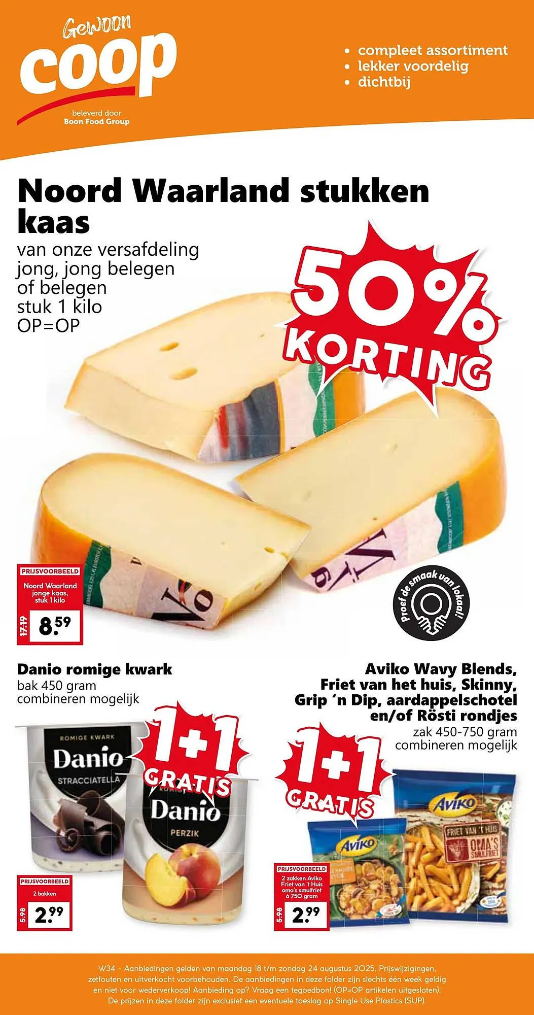 Coop folder van 18 augustus tot 24 augustus 2025 - Folder pagina 1