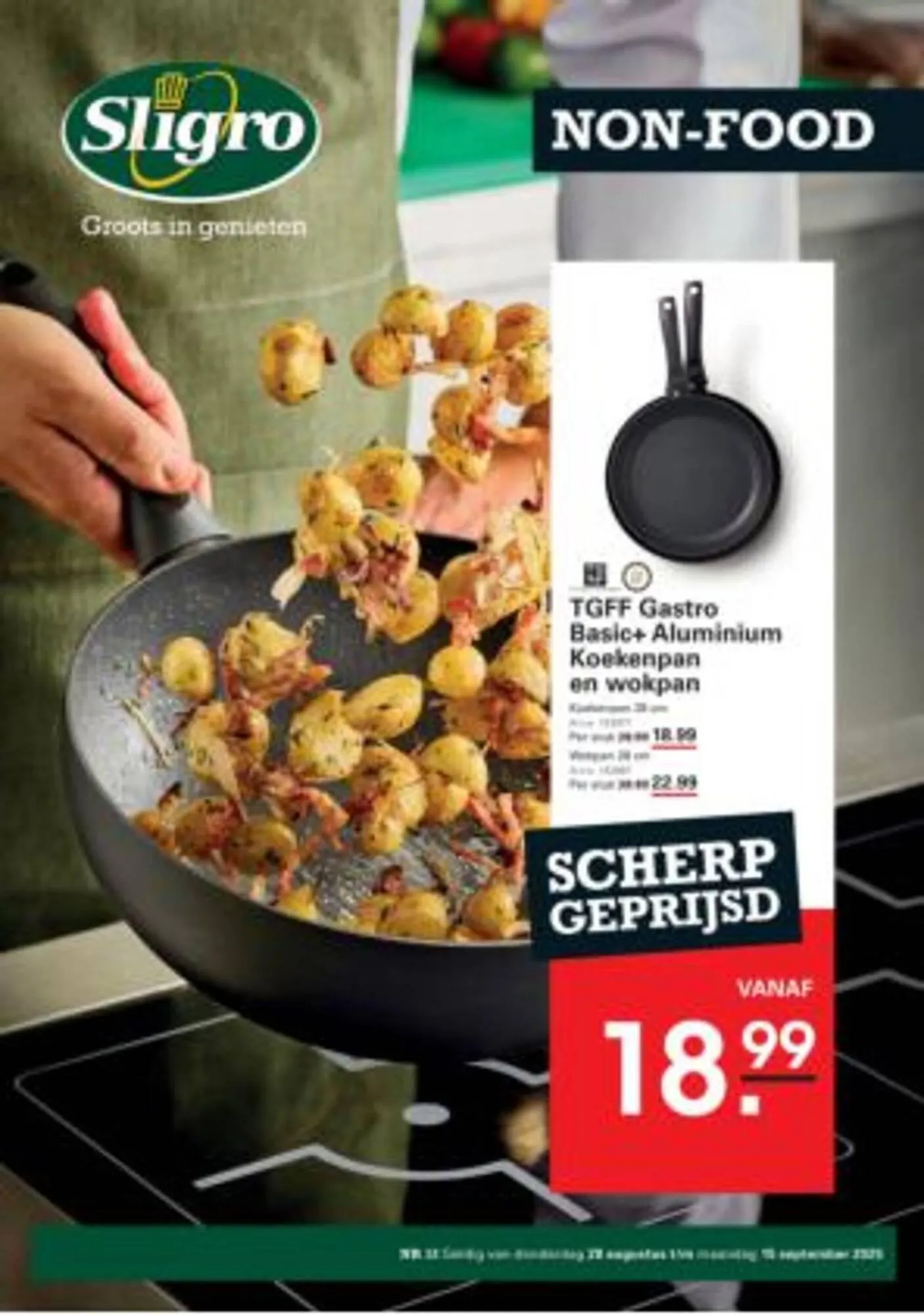 Sligro folder van 28 augustus tot 15 september 2025 - Folder pagina 1