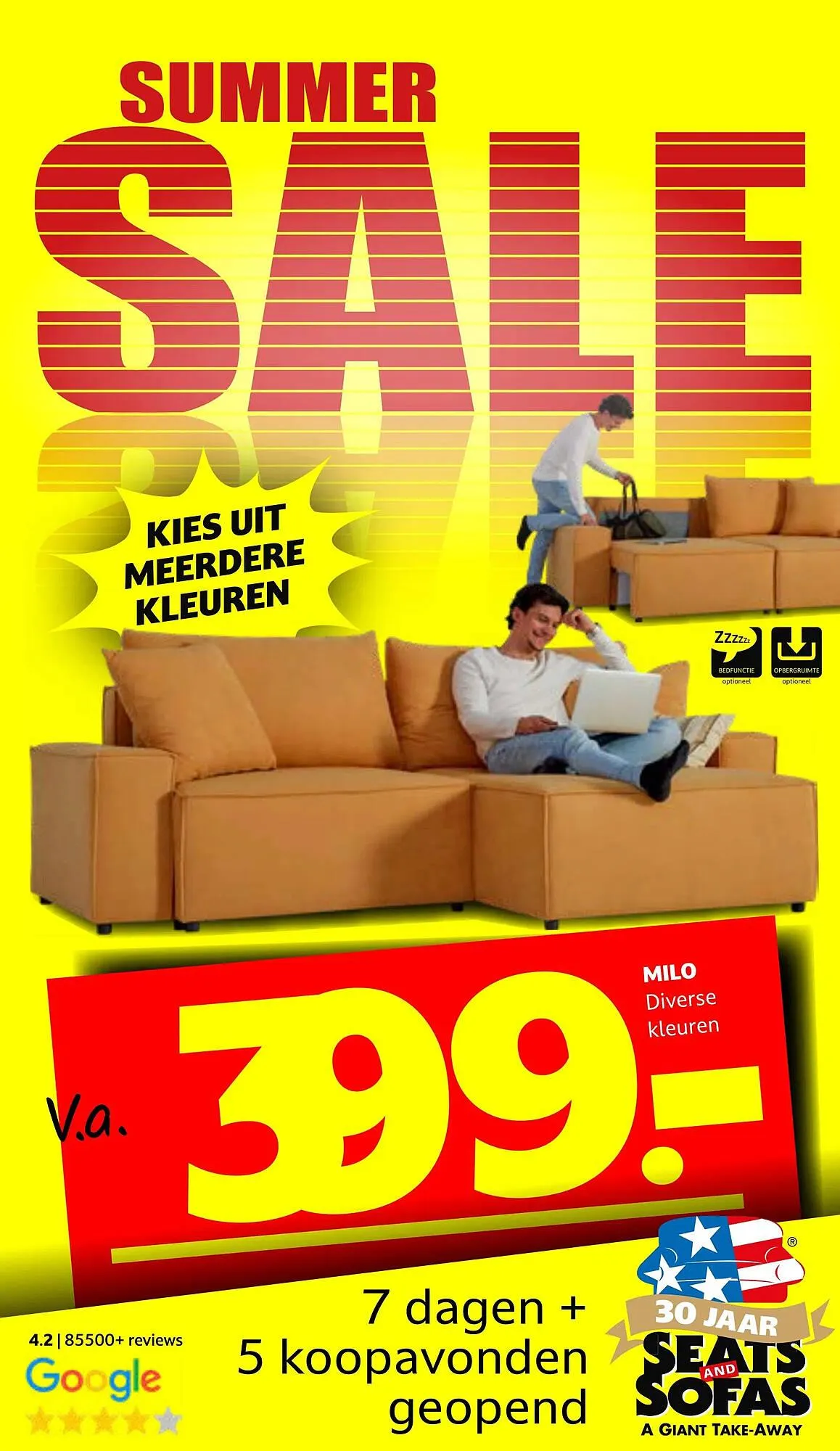 Seats and Sofas folder van 3 augustus tot 31 augustus 2025 - Folder pagina 1