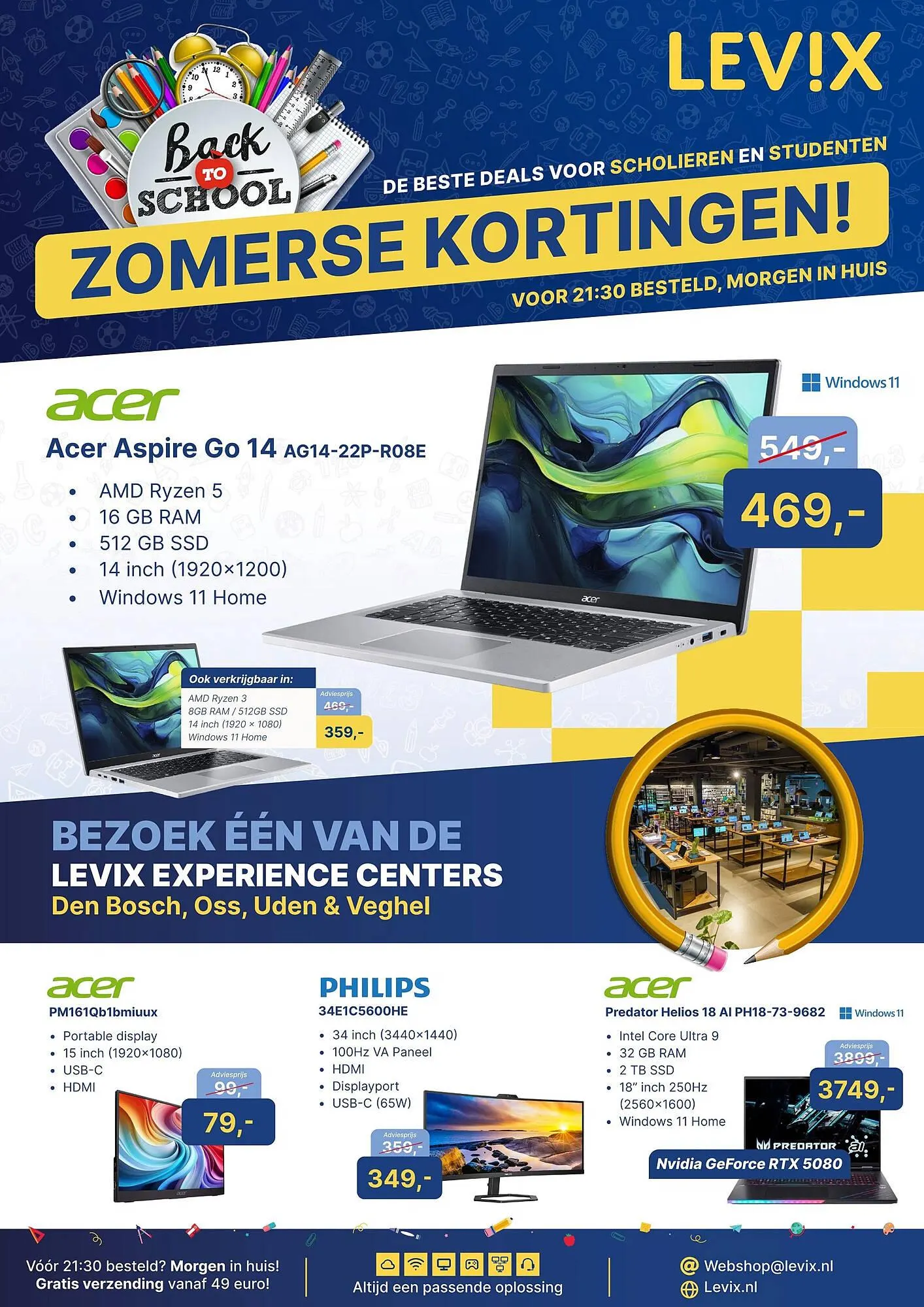 Levix Computershop folder van 12 augustus tot 31 augustus 2025 - Folder pagina 1