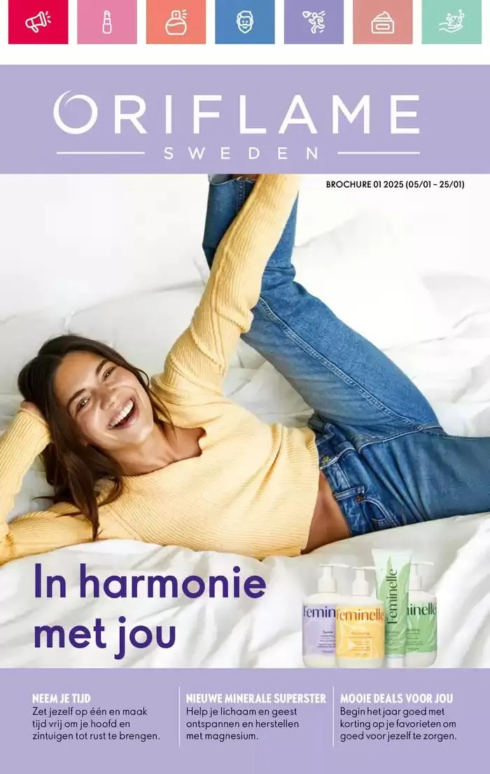 ORIFLAME folder van 5 januari tot 12 januari 2025 - Folder pagina 1