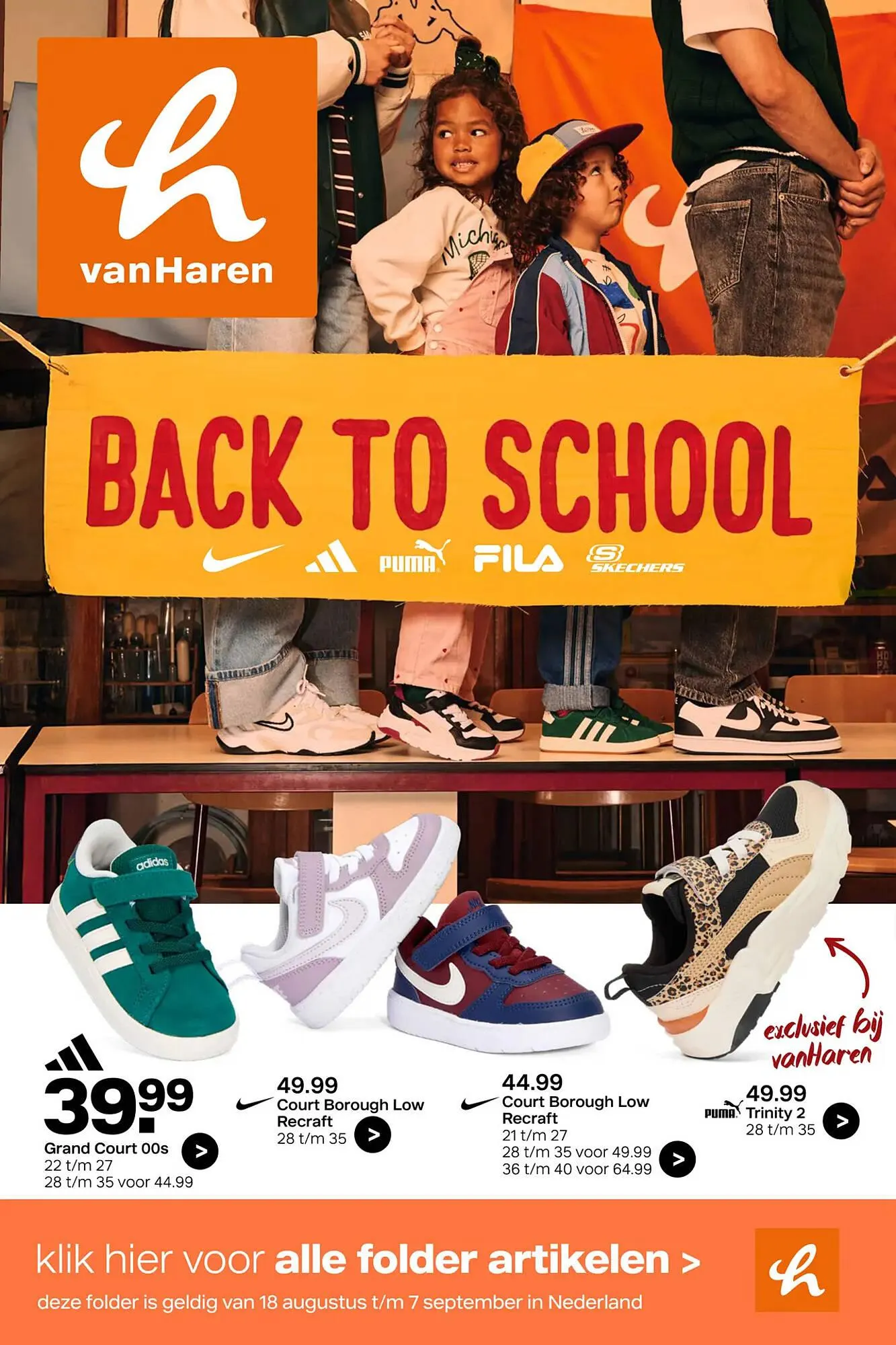 vanHaren folder van 18 augustus tot 7 september 2025 - Folder pagina 1