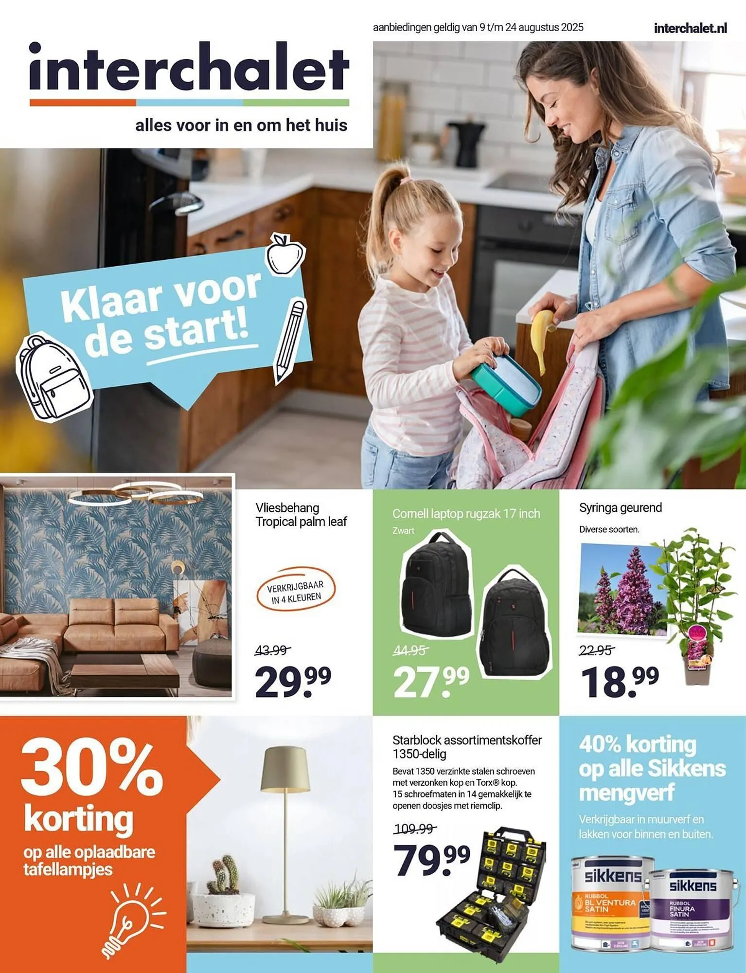 Inter Chalet folder van 9 augustus tot 24 augustus 2025 - Folder pagina 1
