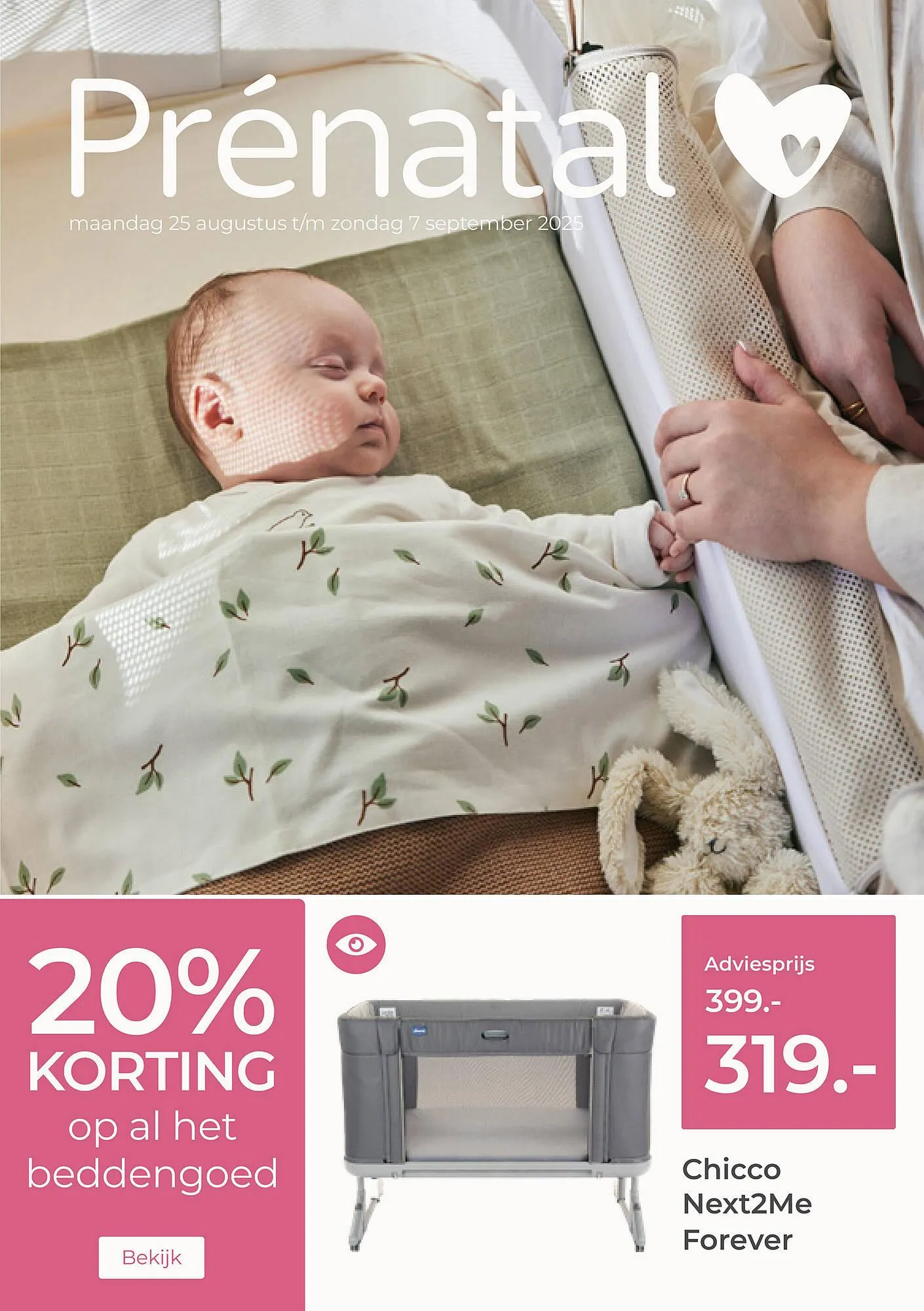 Prenatal folder van 25 augustus tot 7 september 2025 - Folder pagina 1