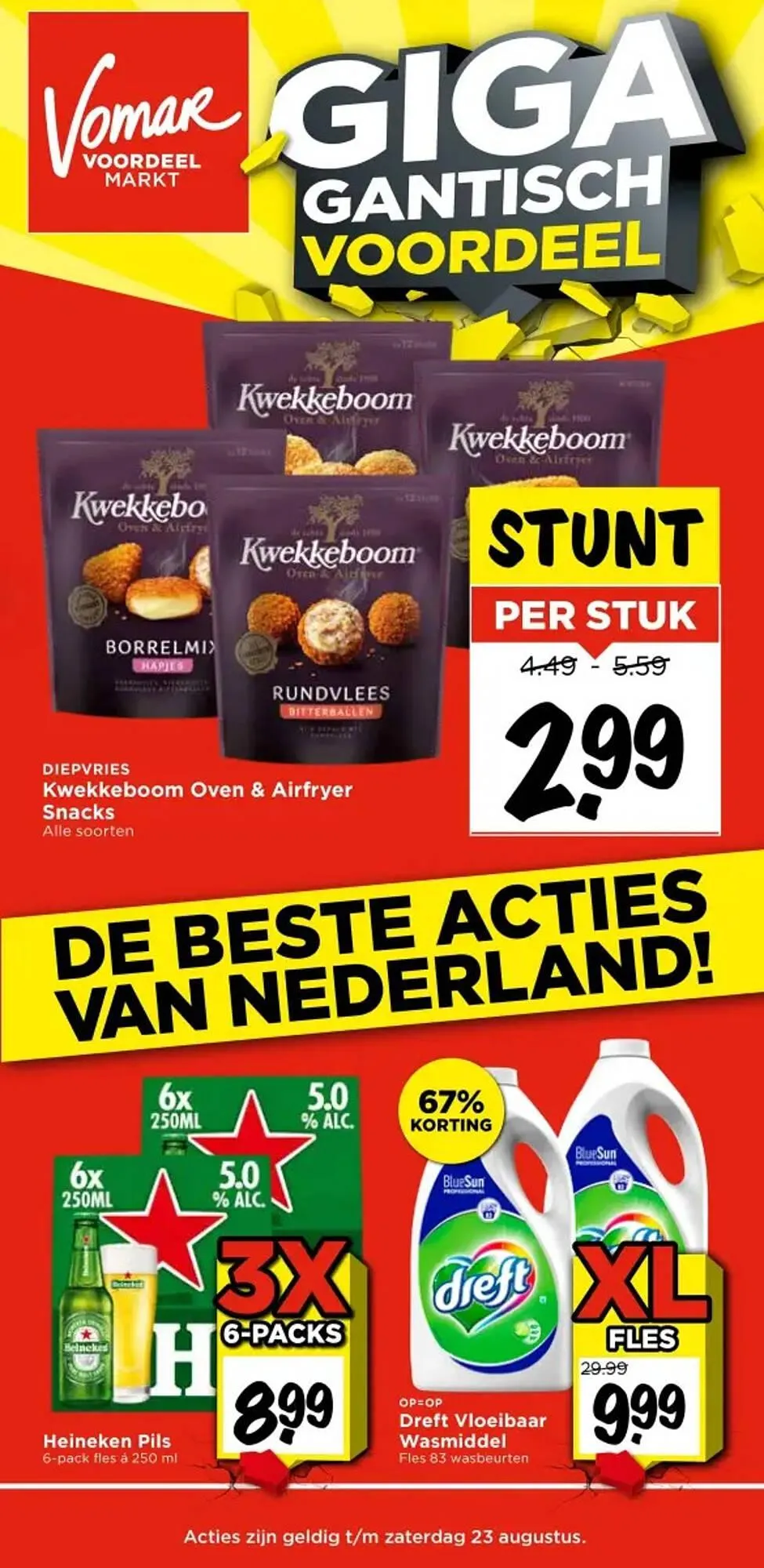 Vomar folder van 20 augustus tot 23 augustus 2025 - Folder pagina 1