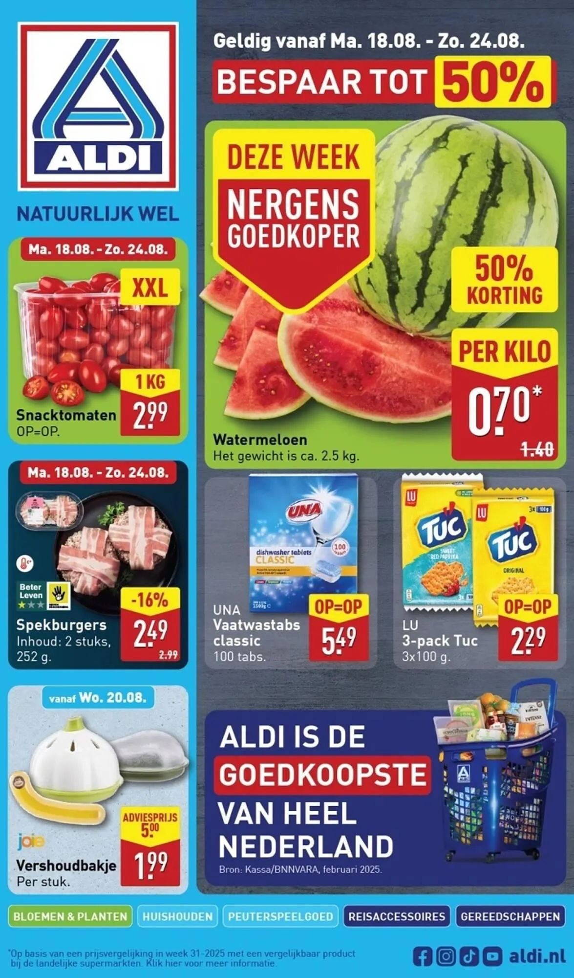 ALDI folder van 18 augustus tot 24 augustus 2025 - Folder pagina 1
