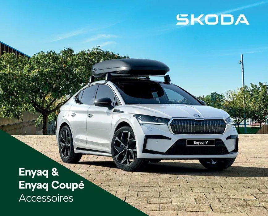 Škoda Enyaq accessoires brochure van 18 september tot 18 september 2025 - Folder pagina 1