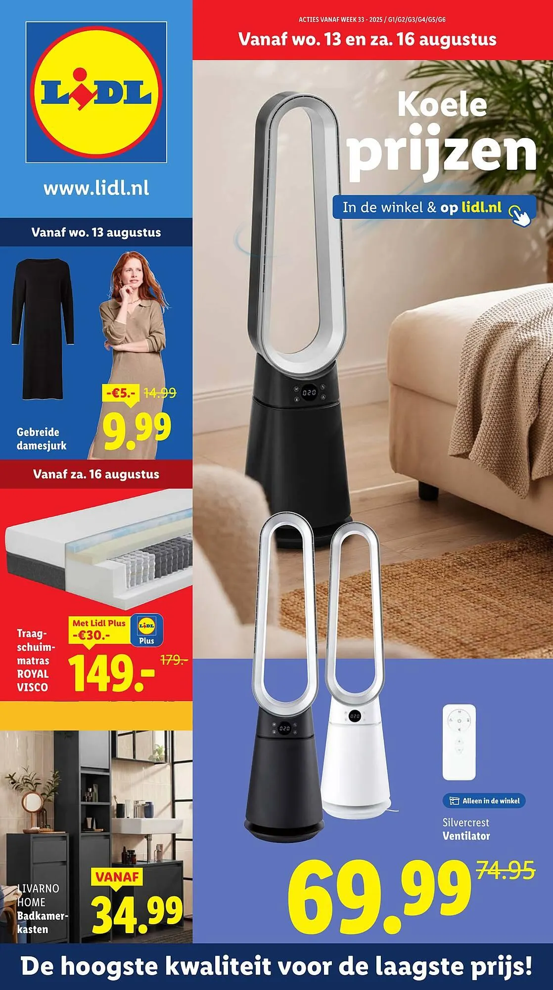 Lidl folder van 13 augustus tot 16 augustus 2025 - Folder pagina 1