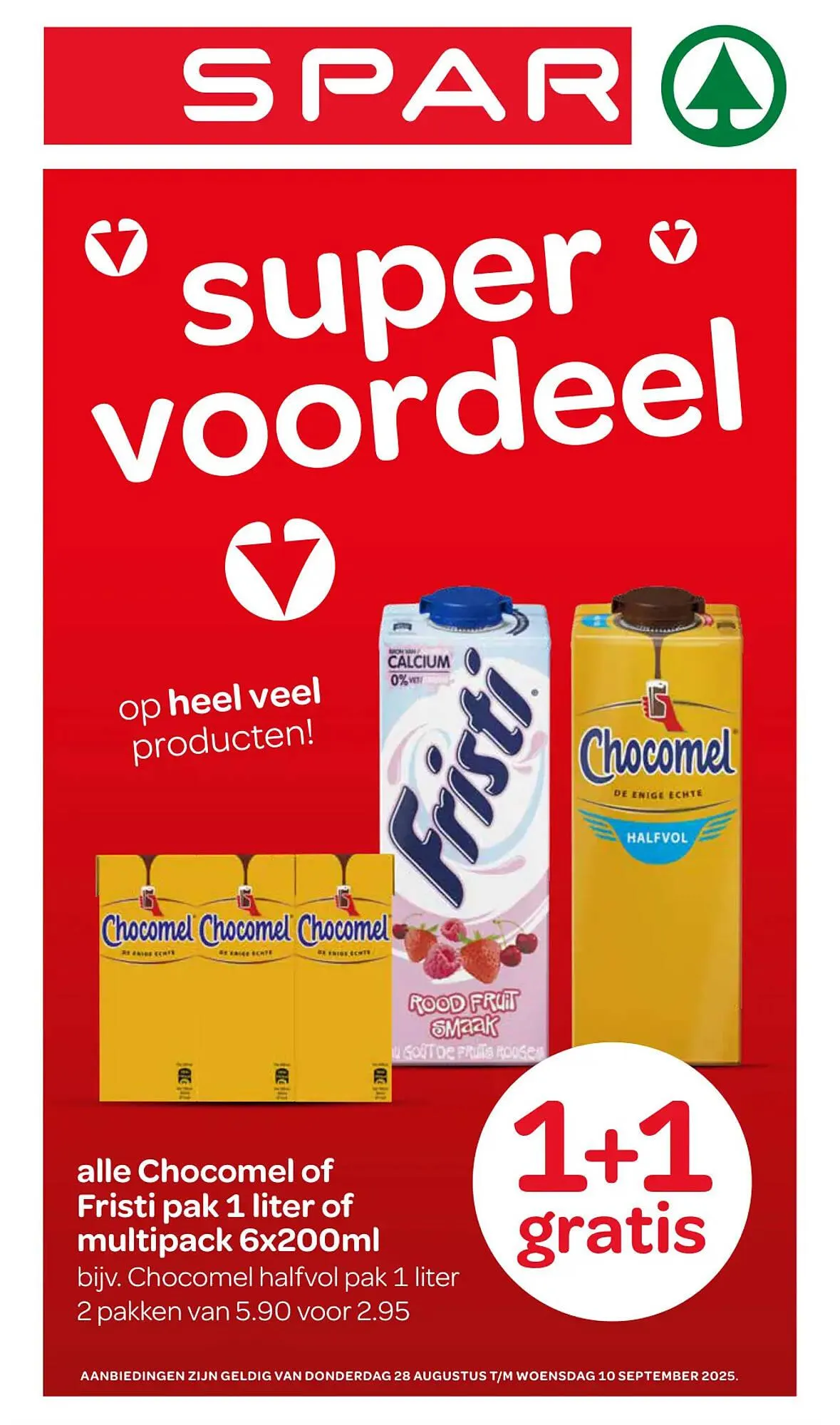Spar folder van 28 augustus tot 10 september 2025 - Folder pagina 1