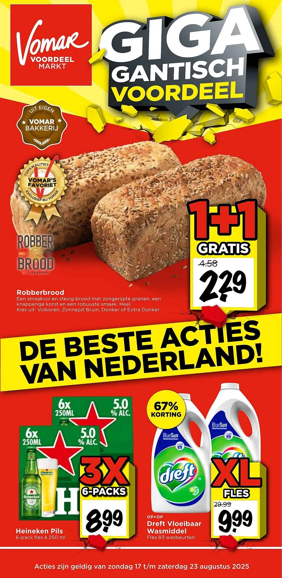 Vomar folder van 17 augustus tot 23 augustus 2025 - Folder pagina 1