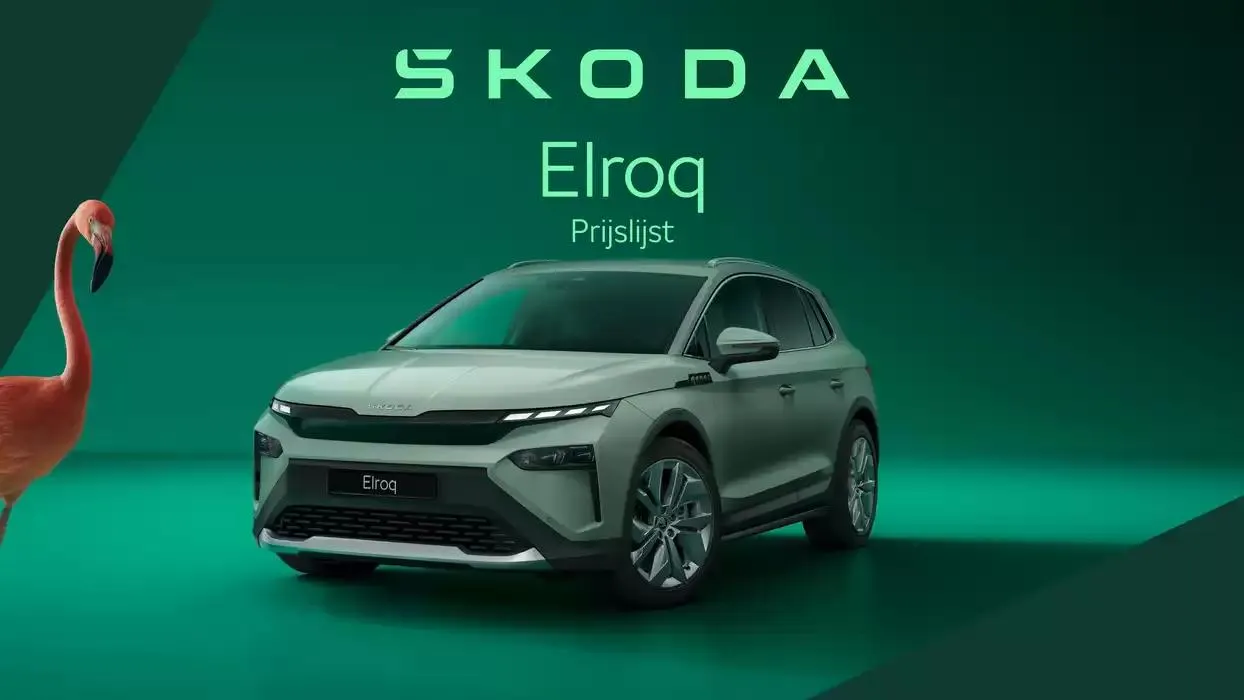 Škoda Elroq prijslijst per 1 oktober 2024 van 6 december tot 6 december 2025 - Folder pagina 1