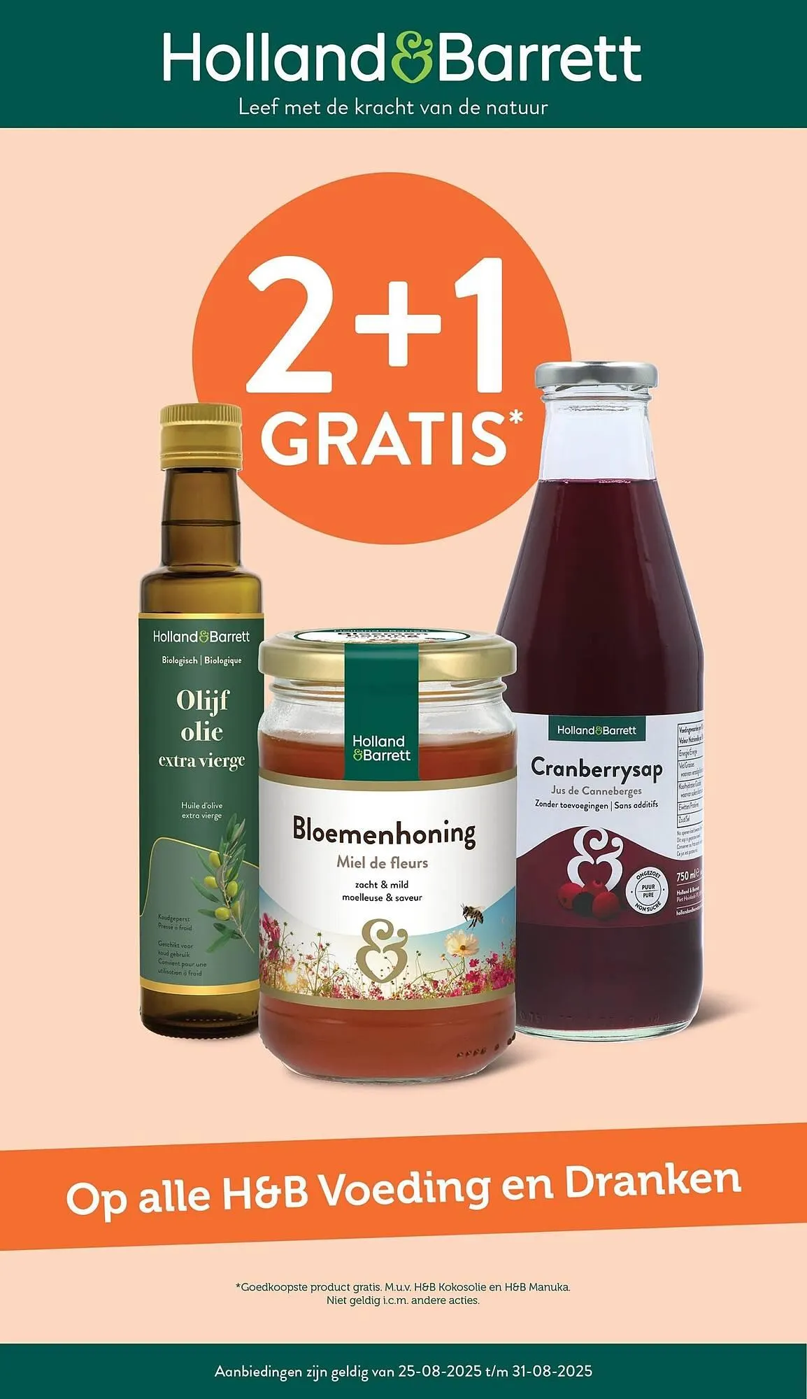 Holland & Barrett folder van 25 augustus tot 31 augustus 2025 - Folder pagina 1