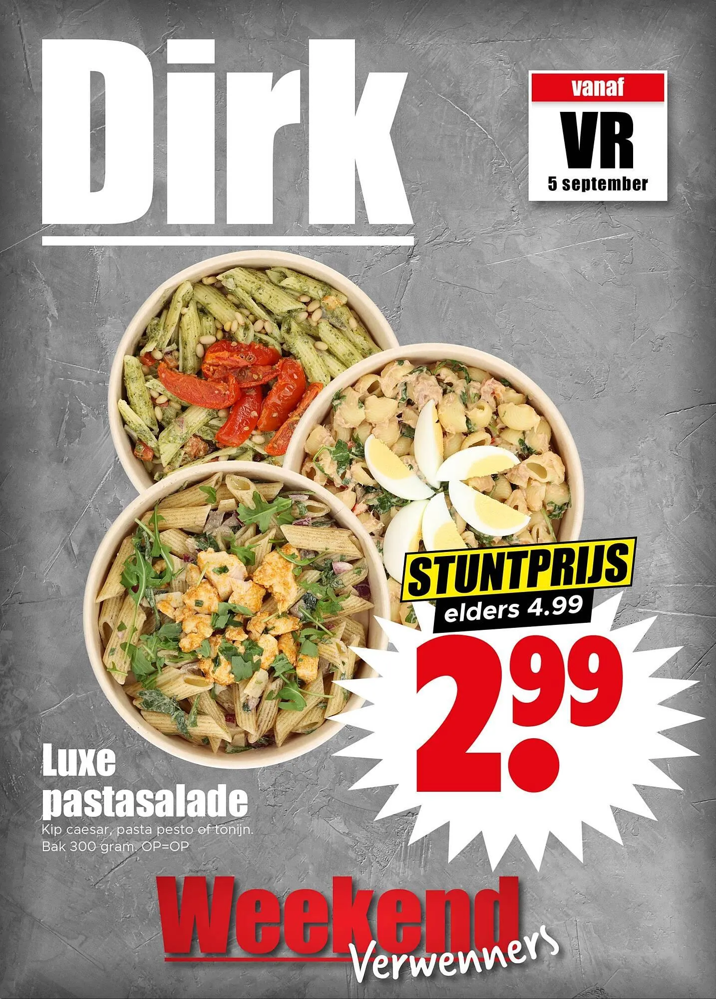 Dirk folder van 5 september tot 7 september 2025 - Folder pagina 1
