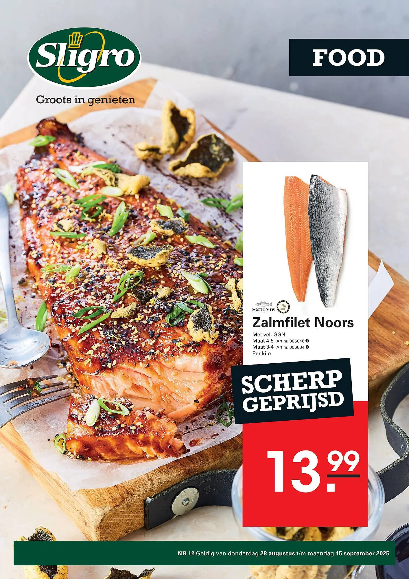 Sligro folder van 28 augustus tot 15 september 2025 - Folder pagina 1