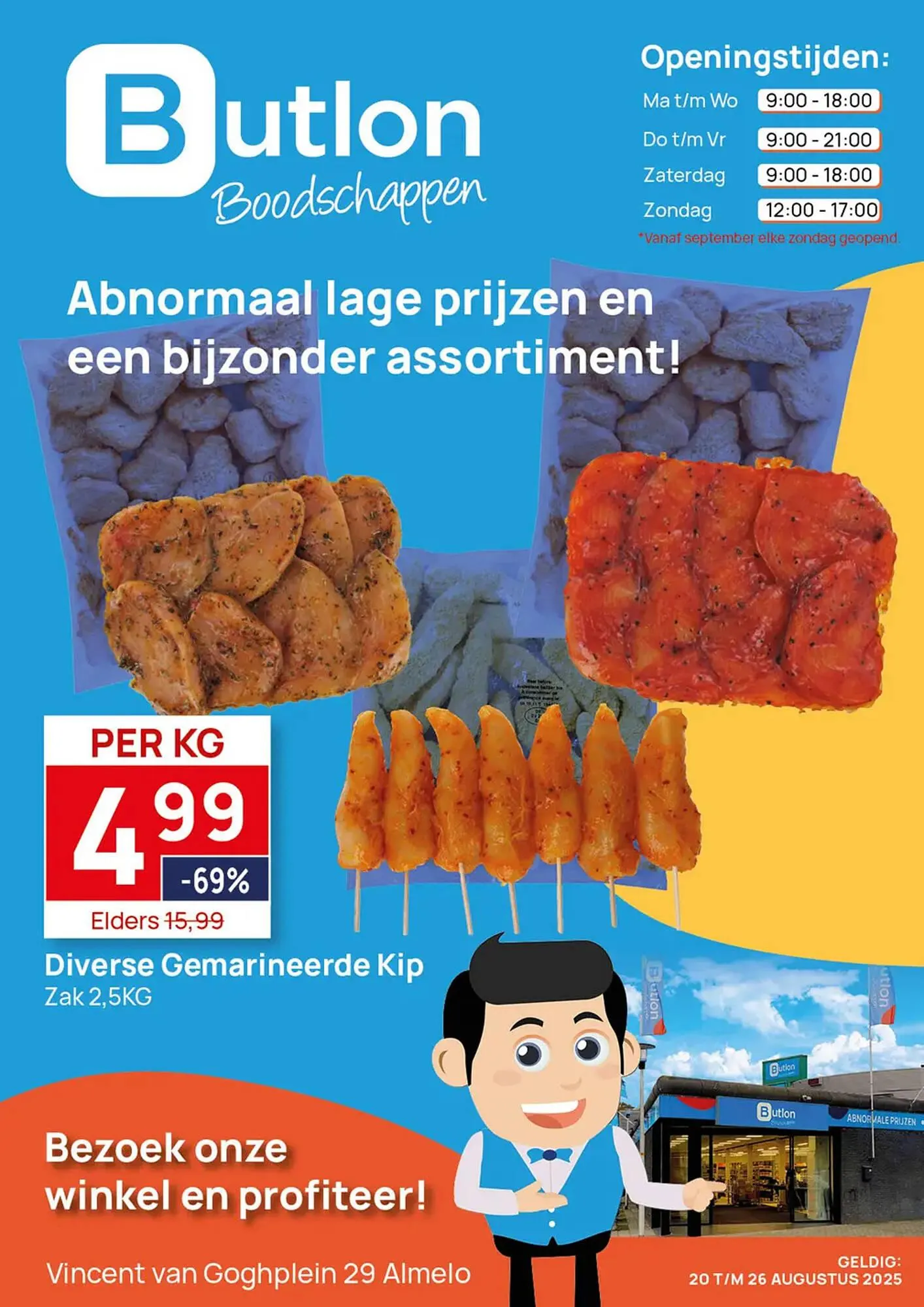 Butlon folder van 20 augustus tot 26 augustus 2025 - Folder pagina 1