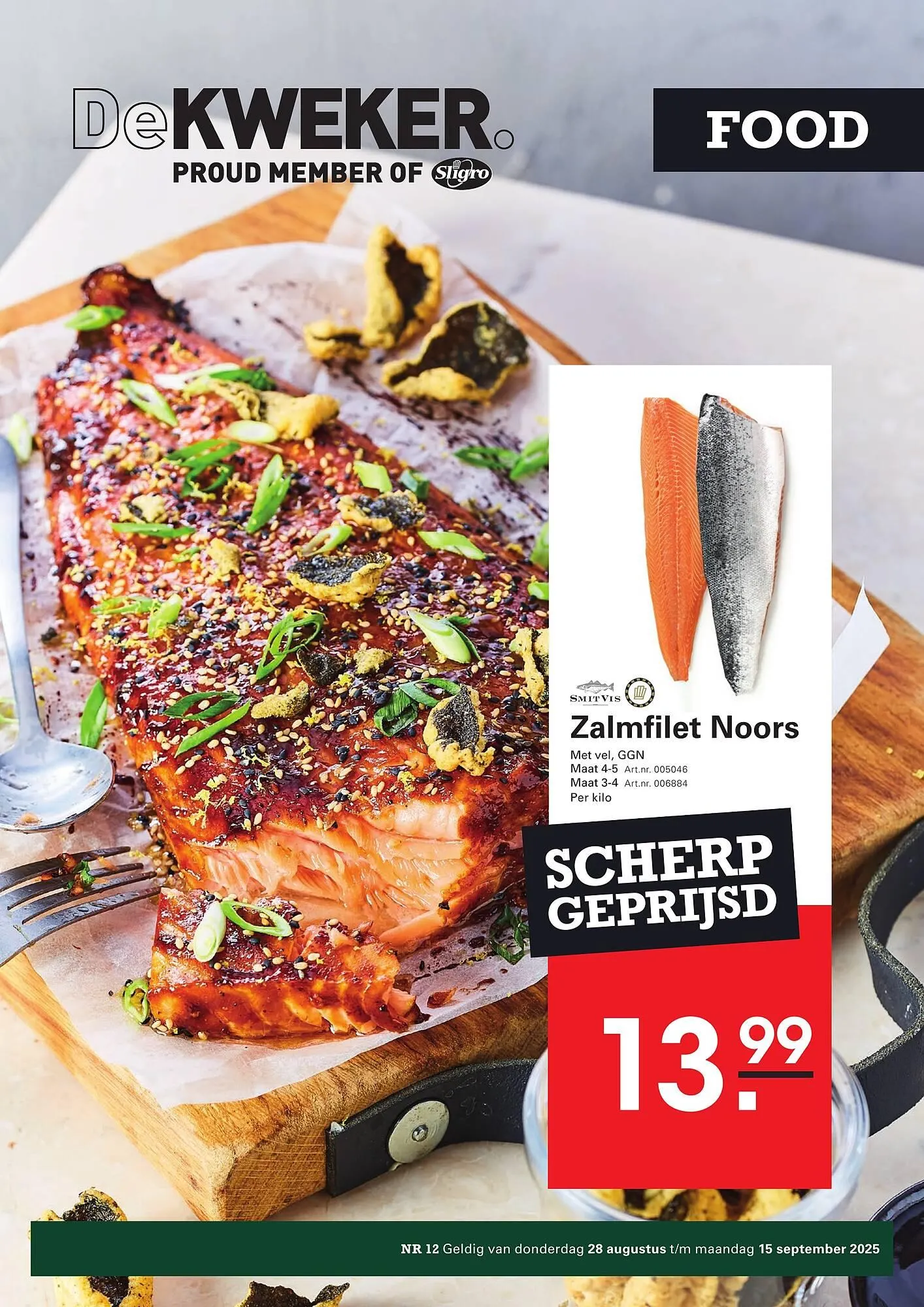 De Kweker folder van 28 augustus tot 15 september 2025 - Folder pagina 1