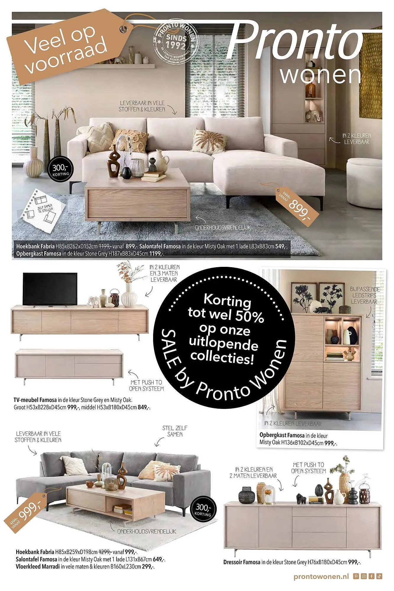 Pronto wonen folder van 10 augustus tot 17 augustus 2025 - Folder pagina 1