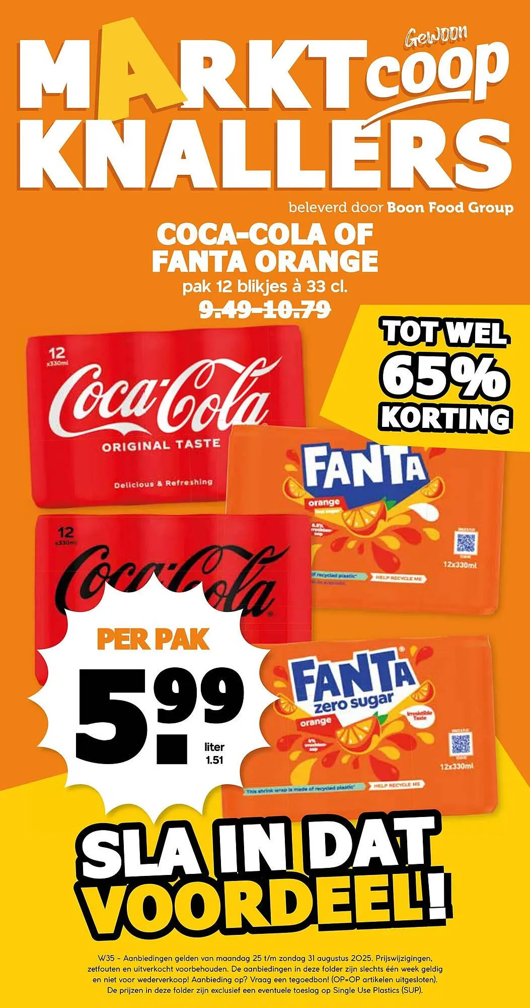 Coop folder van 25 augustus tot 31 augustus 2025 - Folder pagina 1