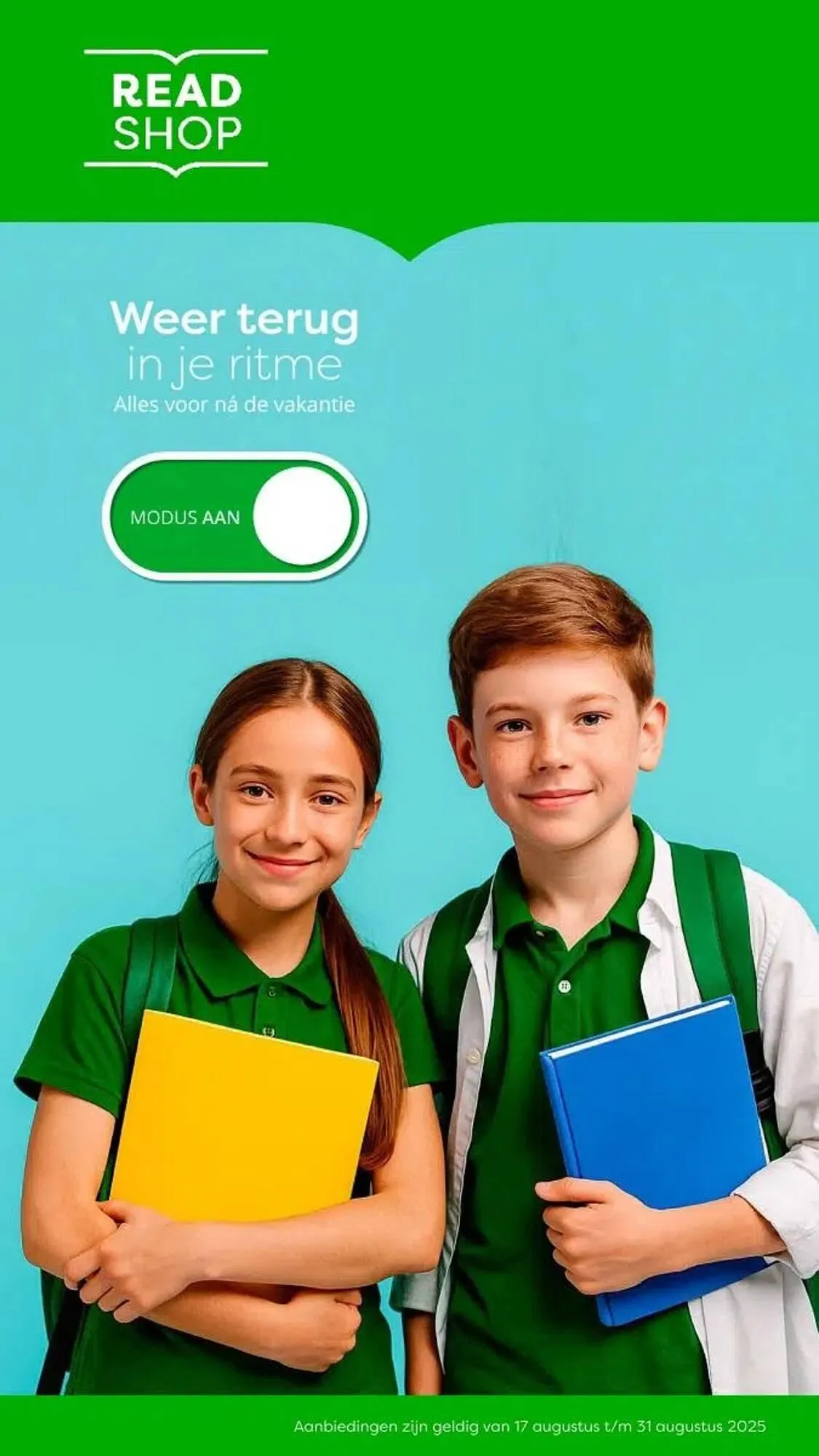 The Read Shop folder van 18 augustus tot 31 augustus 2025 - Folder pagina 1