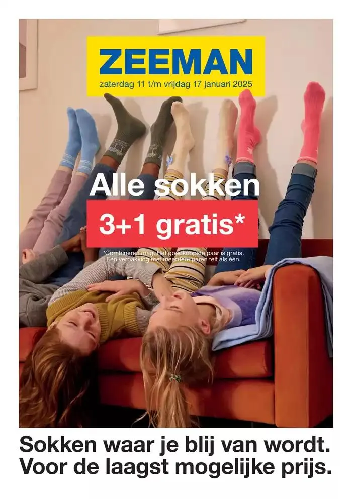 Zeeman folder van 11 januari tot 18 januari 2025 - Folder pagina 1