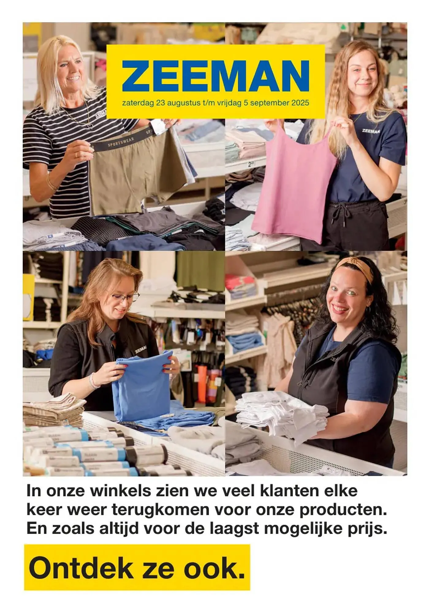 Zeeman folder van 23 augustus tot 5 september 2025 - Folder pagina 1