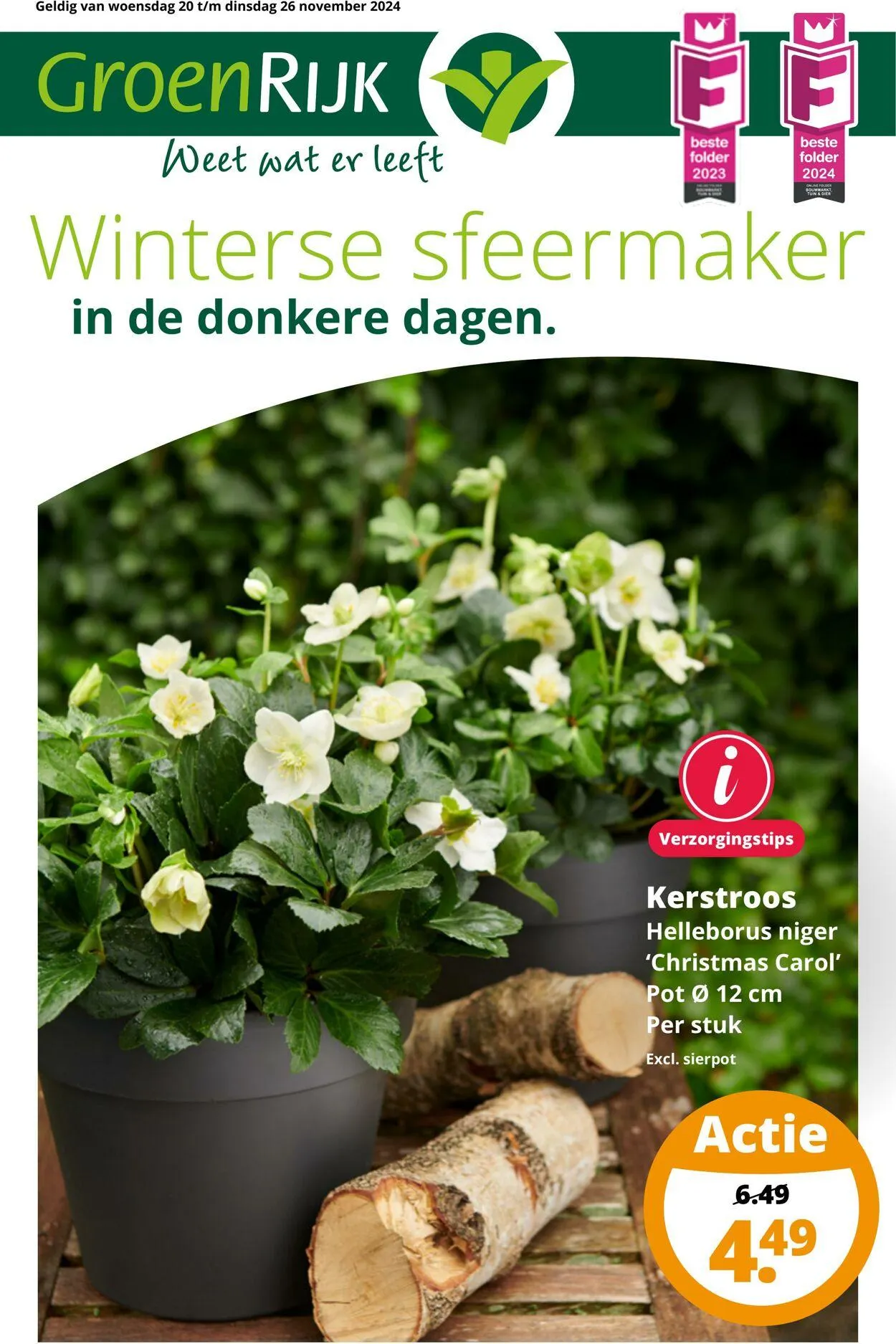 GroenRijk Actuele folder van 18 februari tot 4 maart 2025 - Folder pagina 1
