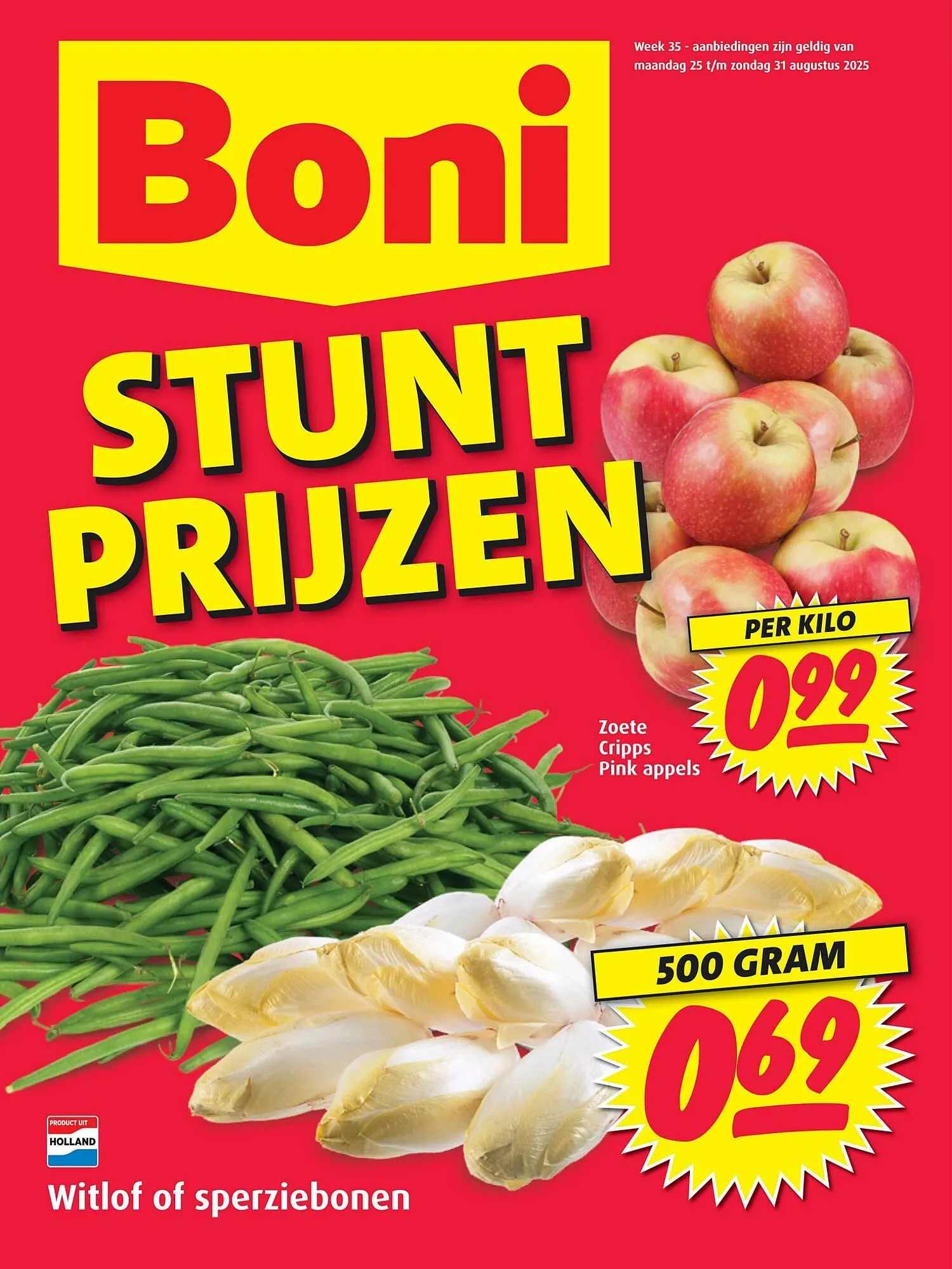 Boni folder van 25 augustus tot 31 augustus 2025 - Folder pagina 1