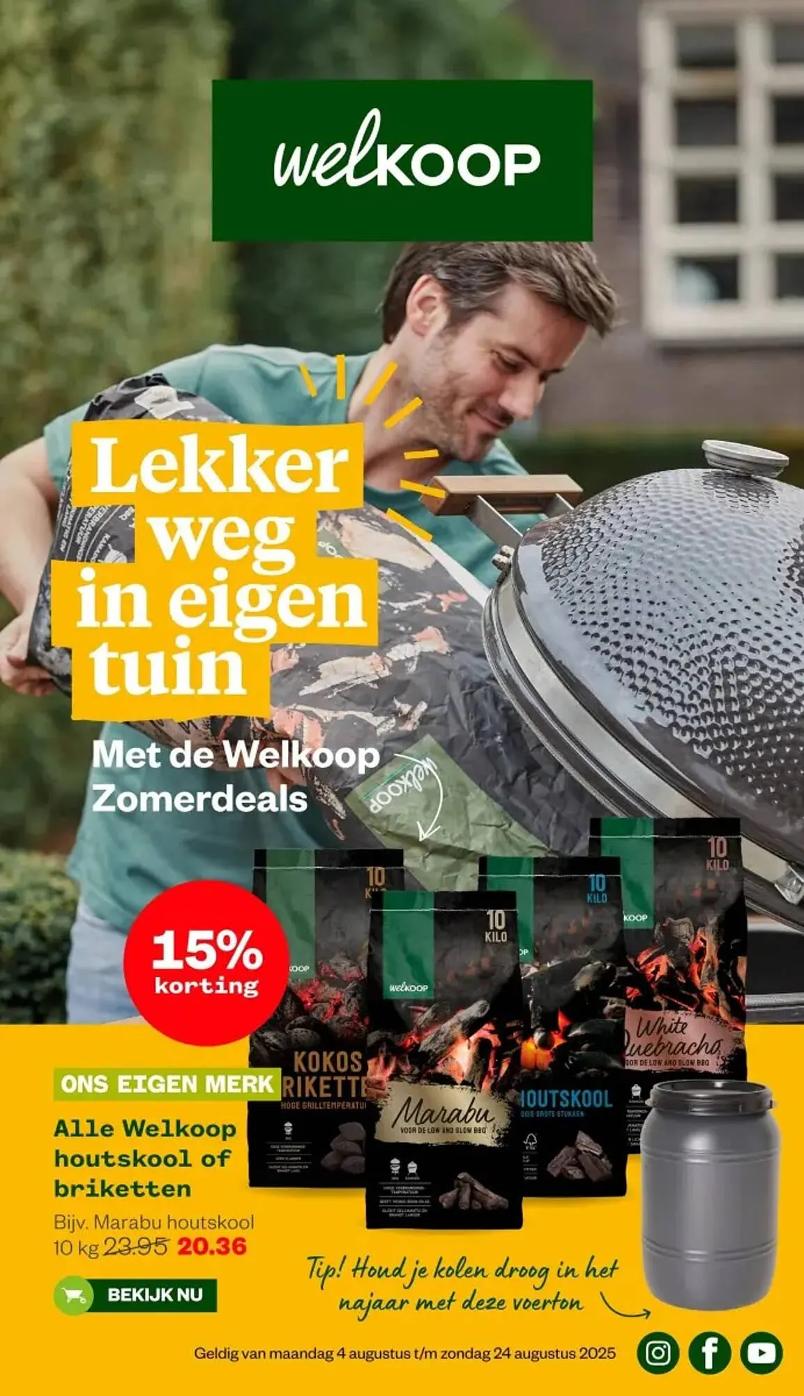 Welkoop folder van 4 augustus tot 24 augustus 2025 - Folder pagina 1