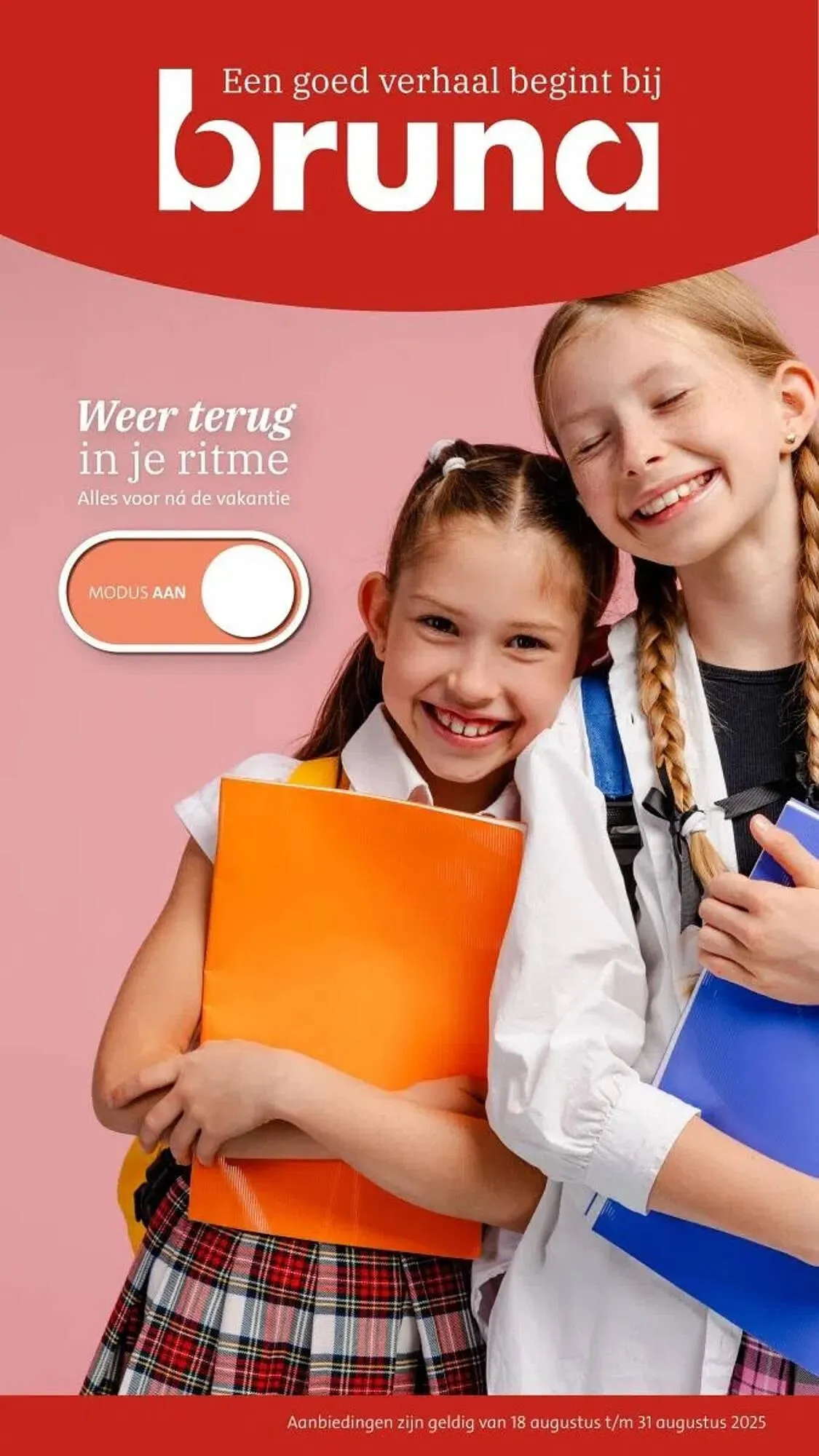 Bruna folder van 18 augustus tot 31 augustus 2025 - Folder pagina 1