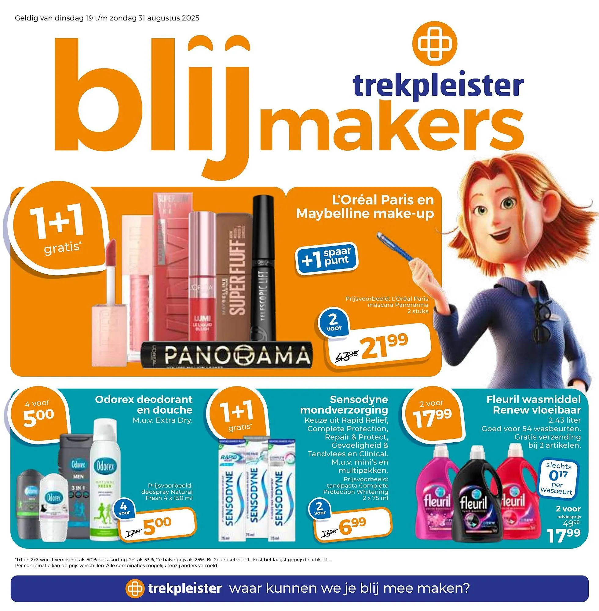 Trekpleister folder van 19 augustus tot 24 augustus 2025 - Folder pagina 1