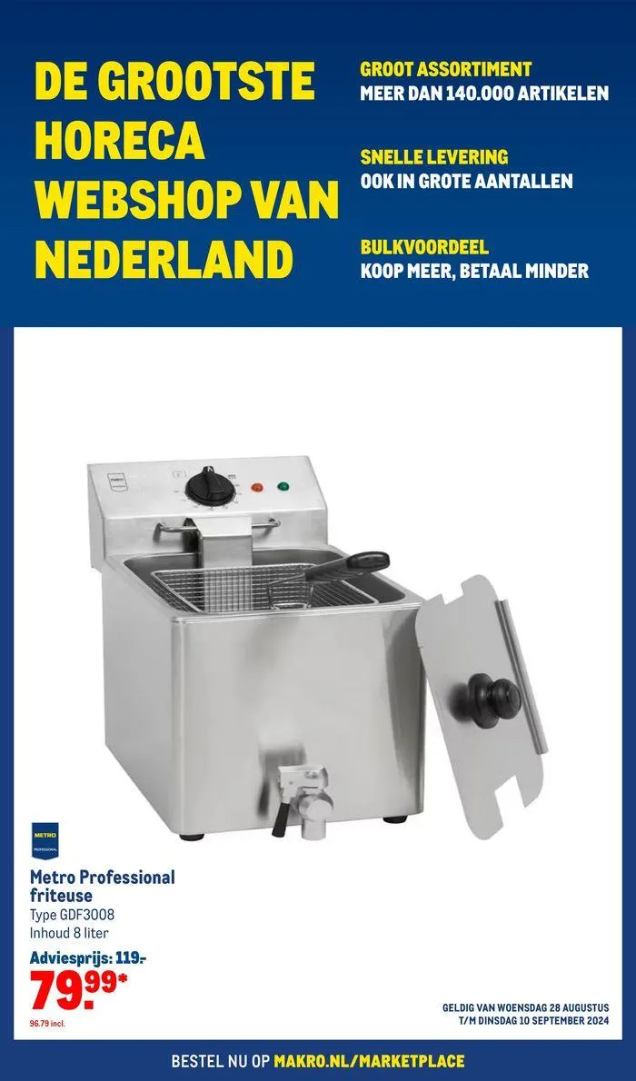 Webshop van 28 augustus tot 10 september 2024 - Folder pagina 1
