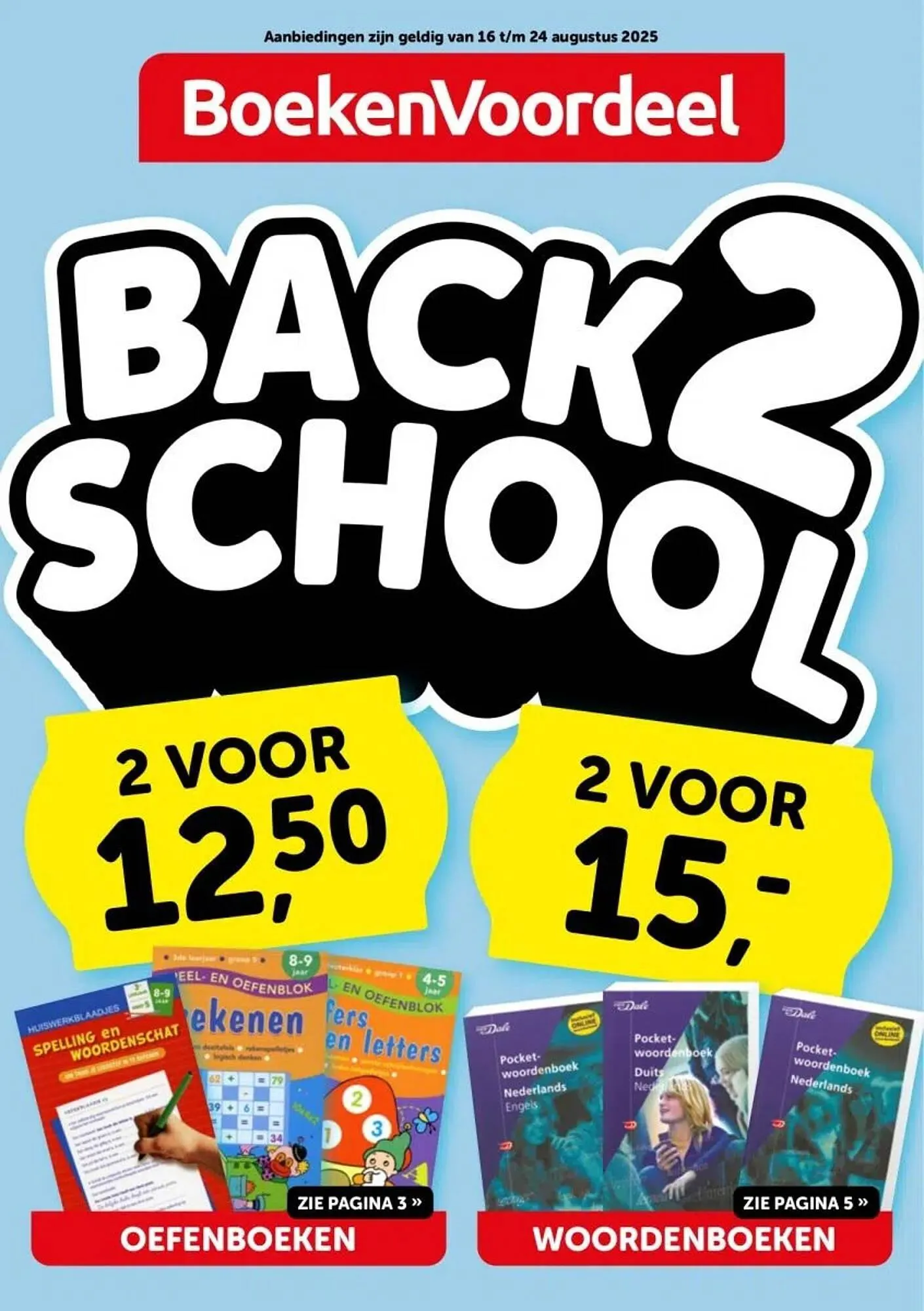 Boekenvoordeel folder van 16 augustus tot 24 augustus 2025 - Folder pagina 1