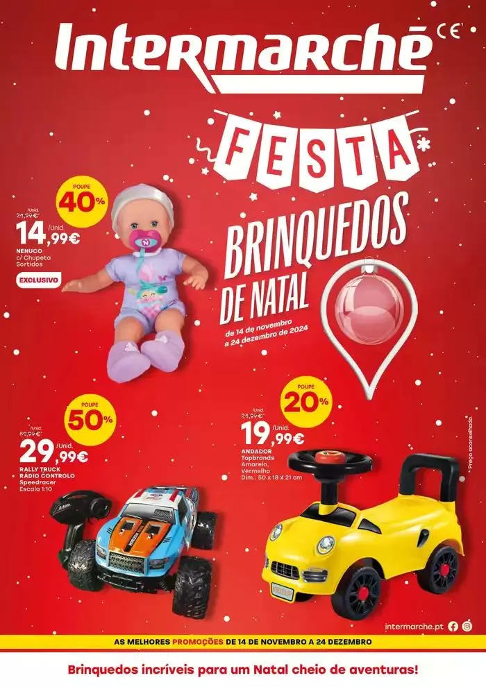 Folheto Brinquedos de Natal de 14 de novembro até 24 de dezembro 2024 - Pagina 1