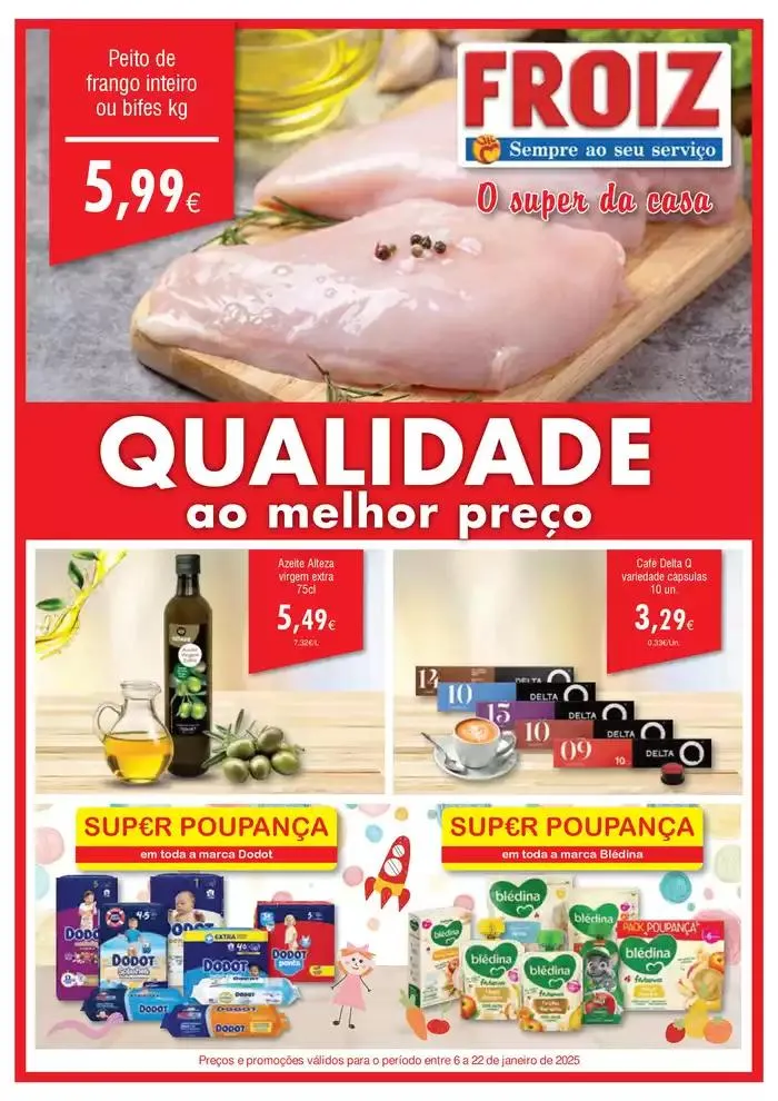 Folheto Super FROIZ de 6 de janeiro até 22 de janeiro 2025 - Pagina 1